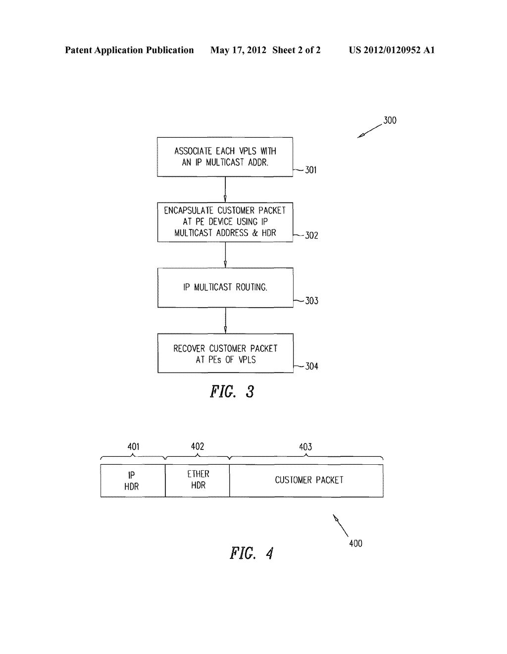 METHOD FOR PROVIDING SCALABLE MULTICAST SERVICE IN A VIRTUAL PRIVATE LAN     SERVICE - diagram, schematic, and image 03