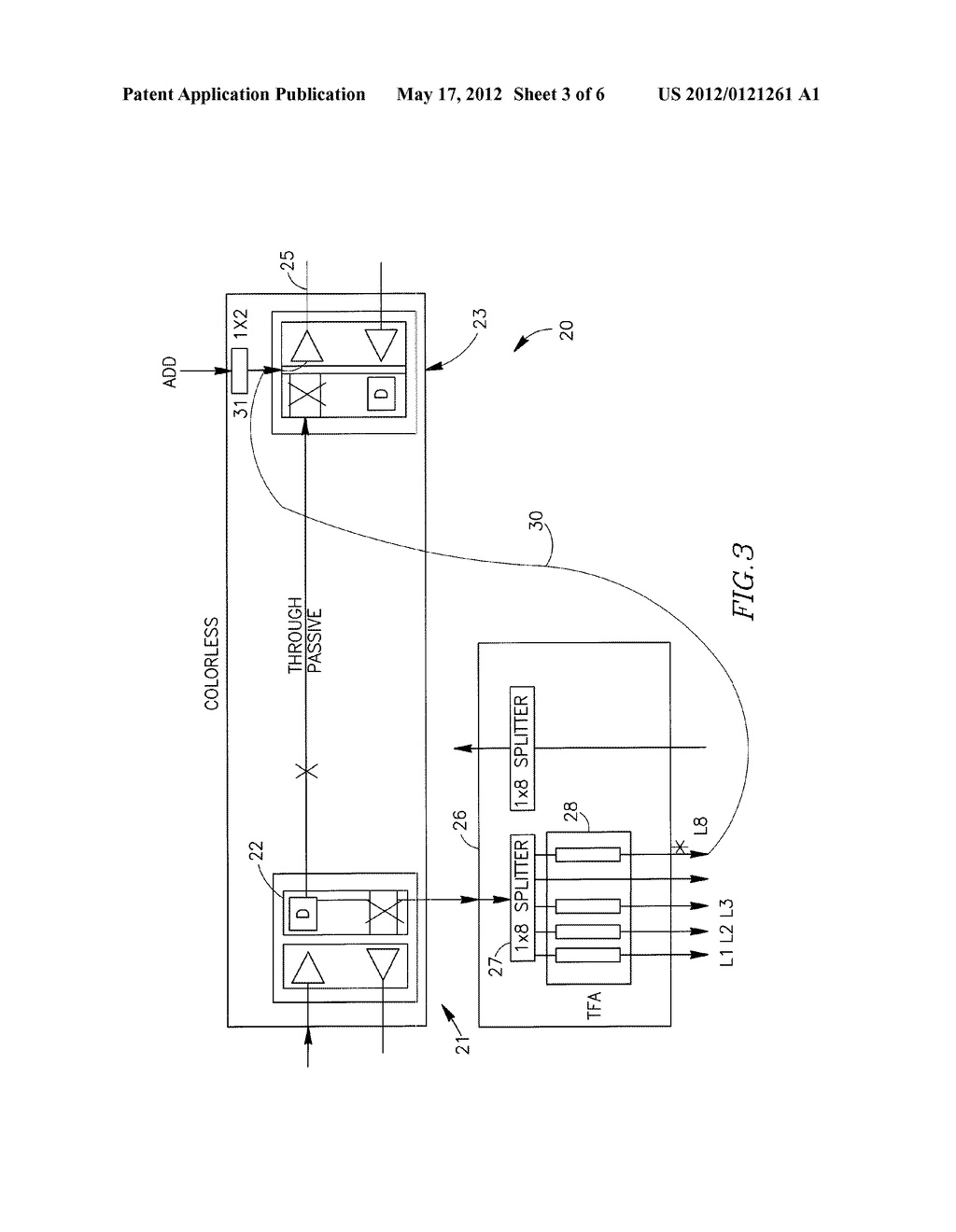 TECHNOLOGY FOR ARRANGING OPTICAL CHANNELS IN SWITCHING OPTICAL EQUIPMENT - diagram, schematic, and image 04