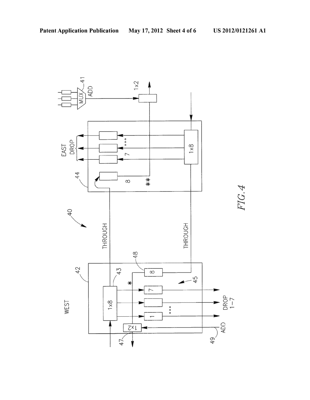 TECHNOLOGY FOR ARRANGING OPTICAL CHANNELS IN SWITCHING OPTICAL EQUIPMENT - diagram, schematic, and image 05