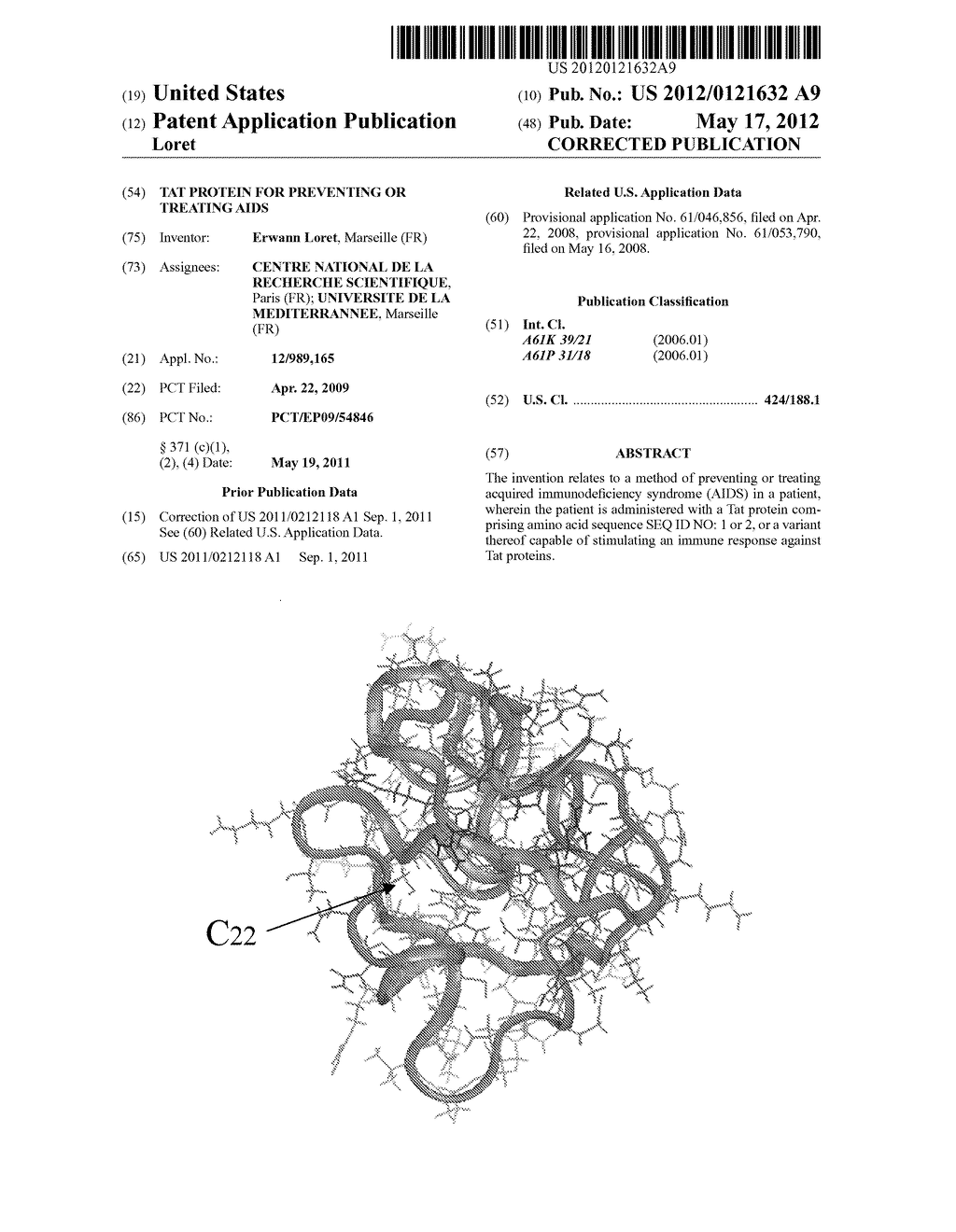 TAT Protein for preventing or treating AIDS - diagram, schematic, and image 01