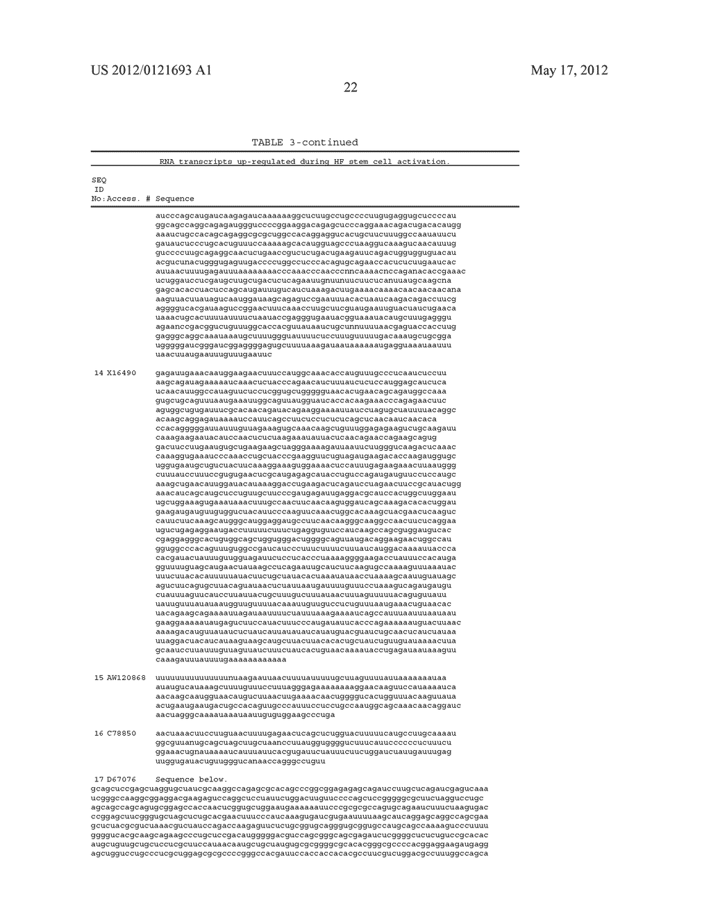 METHODS FOR GENERATING NEW HAIR FOLLICLES, TREATING BALDNESS, AND HAIR     REMOVAL - diagram, schematic, and image 67