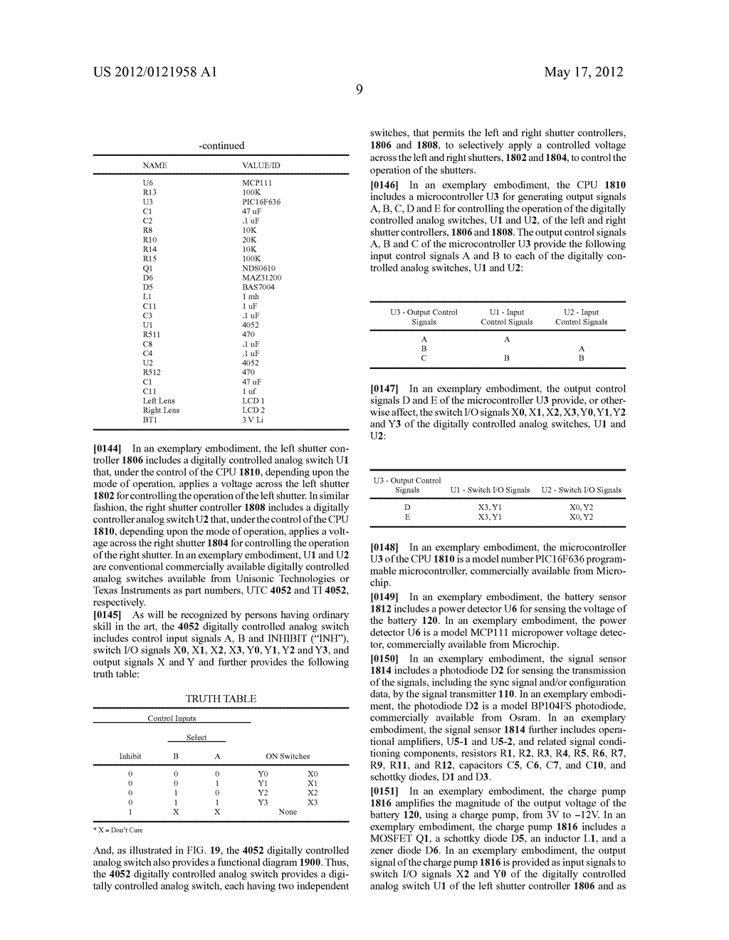 BATTERY HOUSING AND COVER FOR 3D GLASSES - diagram, schematic, and image 84