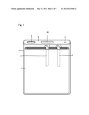 LITHIUM-ION SECONDARY BATTERY diagram and image