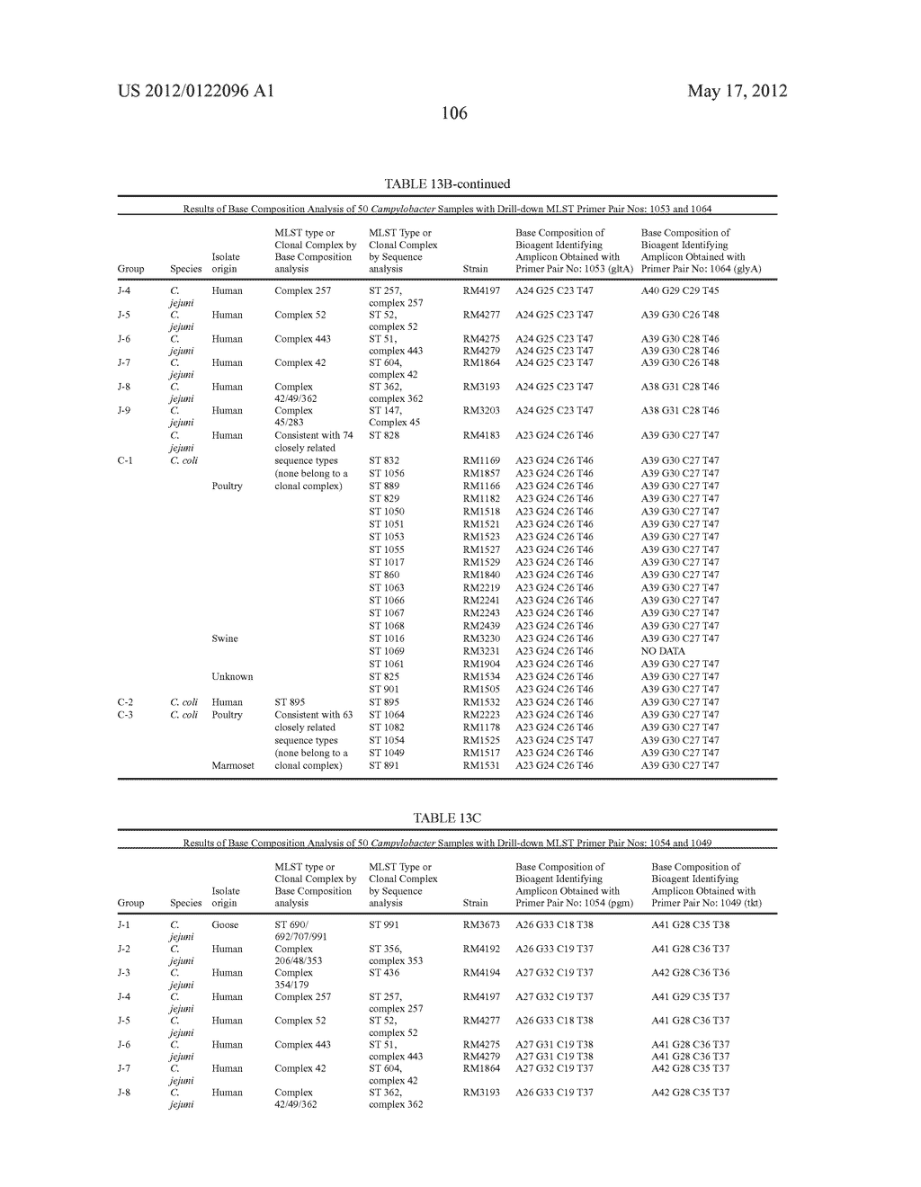 COMPOSITIONS FOR USE IN IDENTIFICATION OF BACTERIA - diagram, schematic, and image 114