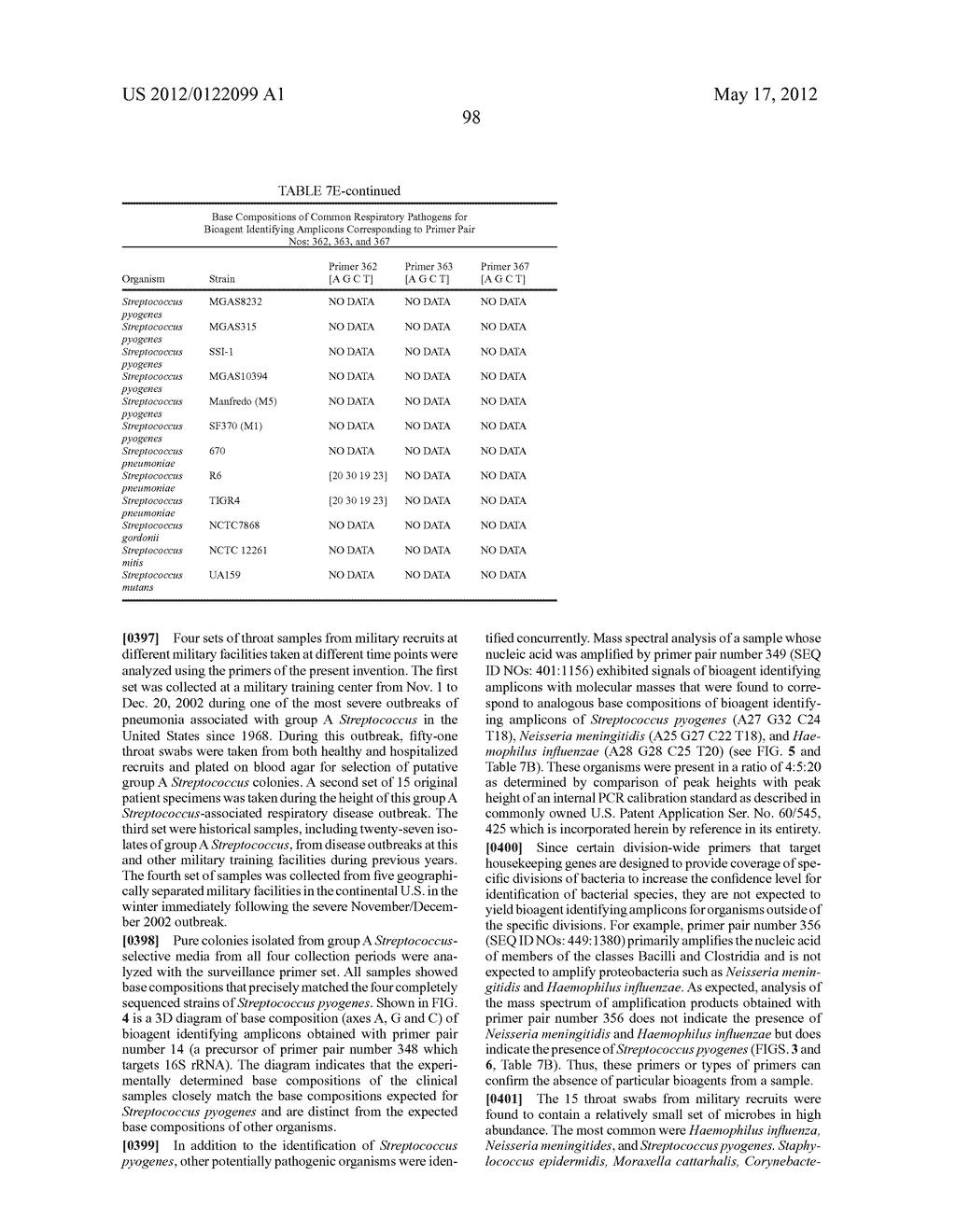 COMPOSITIONS FOR USE IN IDENTIFICATION OF BACTERIA - diagram, schematic, and image 106