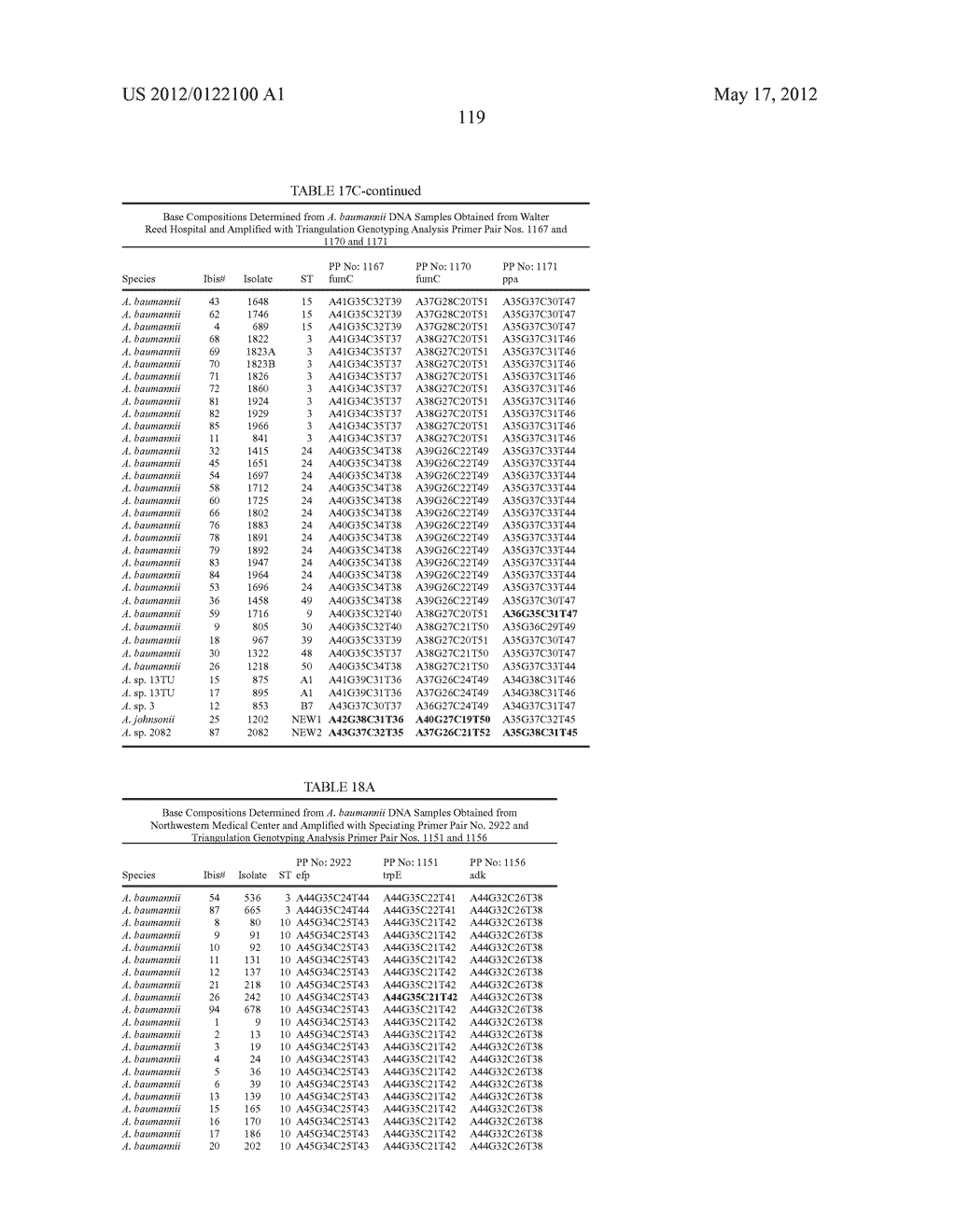 COMPOSITIONS FOR USE IN IDENTIFICATION OF BACTERIA - diagram, schematic, and image 127