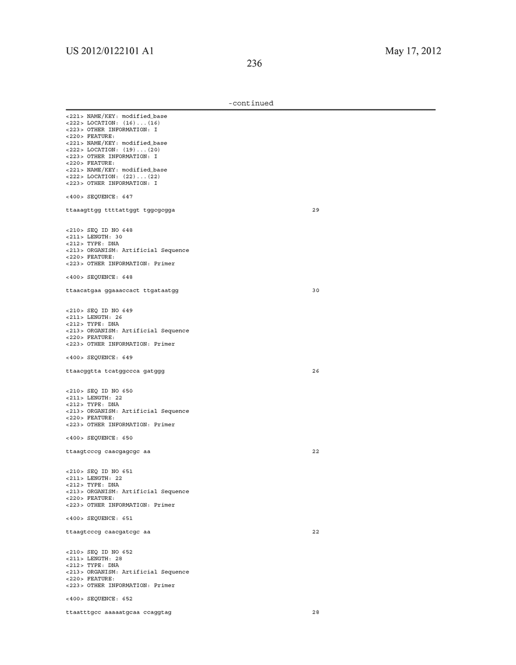 COMPOSITIONS FOR USE IN IDENTIFICATION OF BACTERIA - diagram, schematic, and image 242