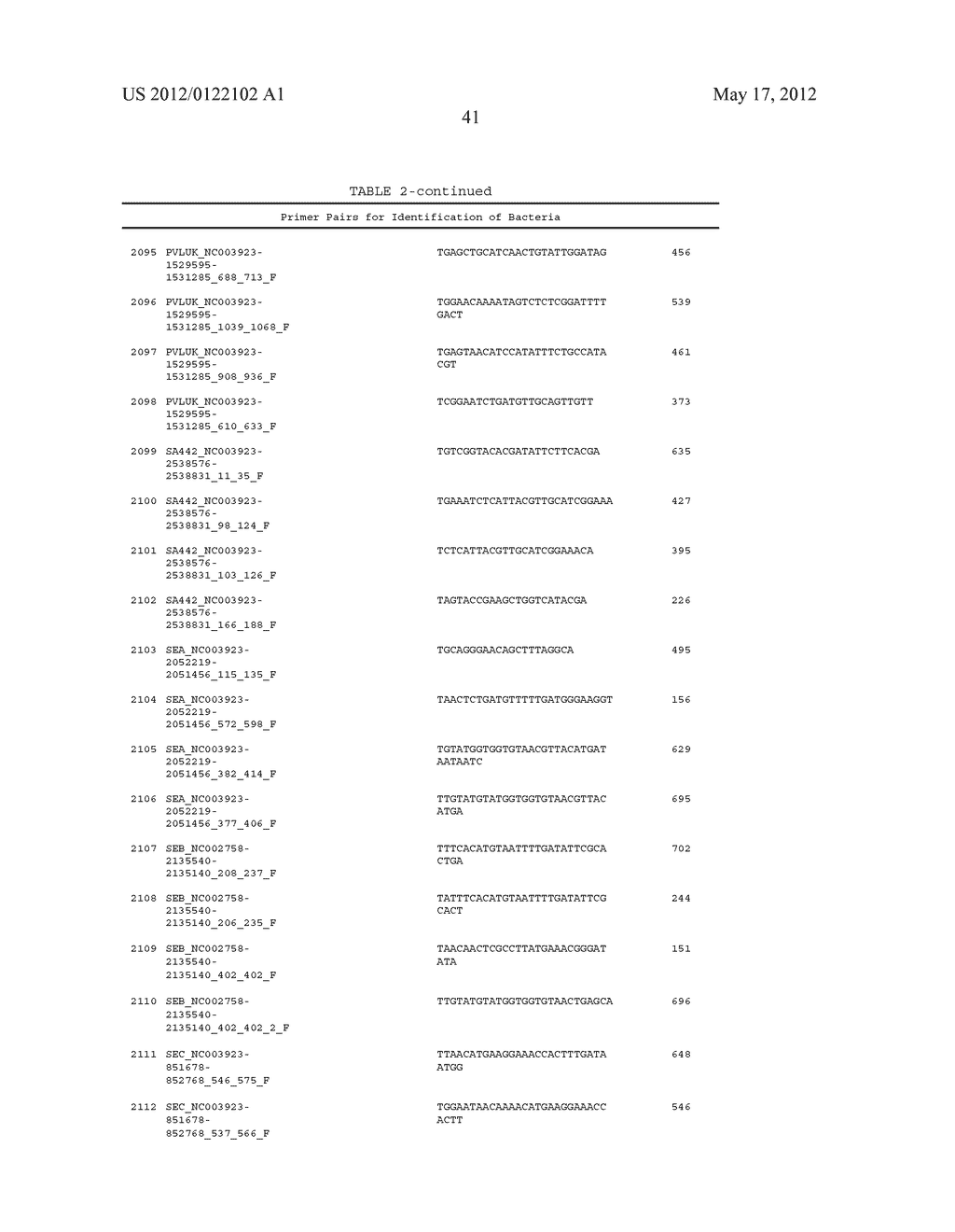 COMPOSITIONS FOR USE IN IDENTIFICATION OF BACTERIA - diagram, schematic, and image 49