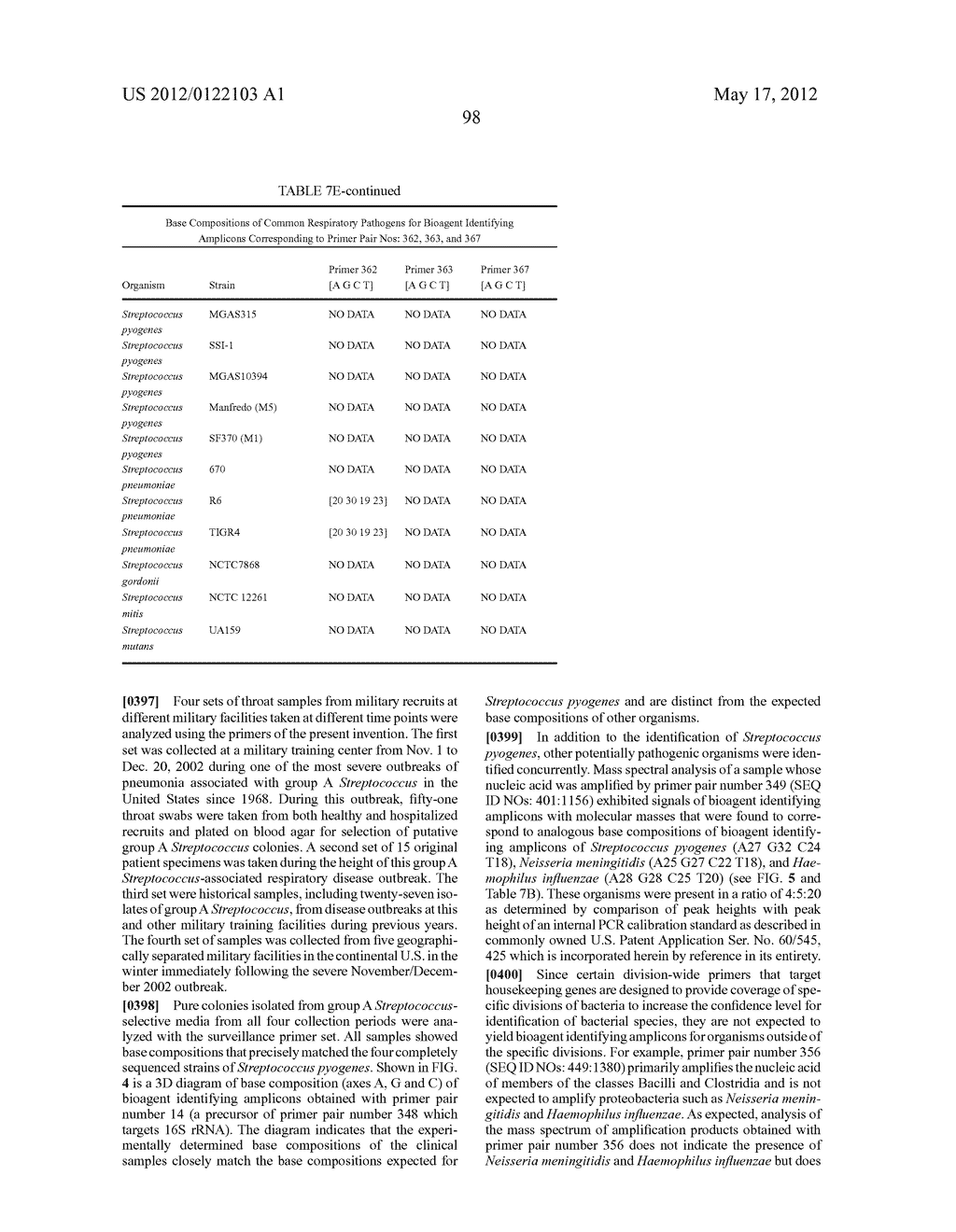 COMPOSITIONS FOR USE IN IDENTIFICATION OF BACTERIA - diagram, schematic, and image 106