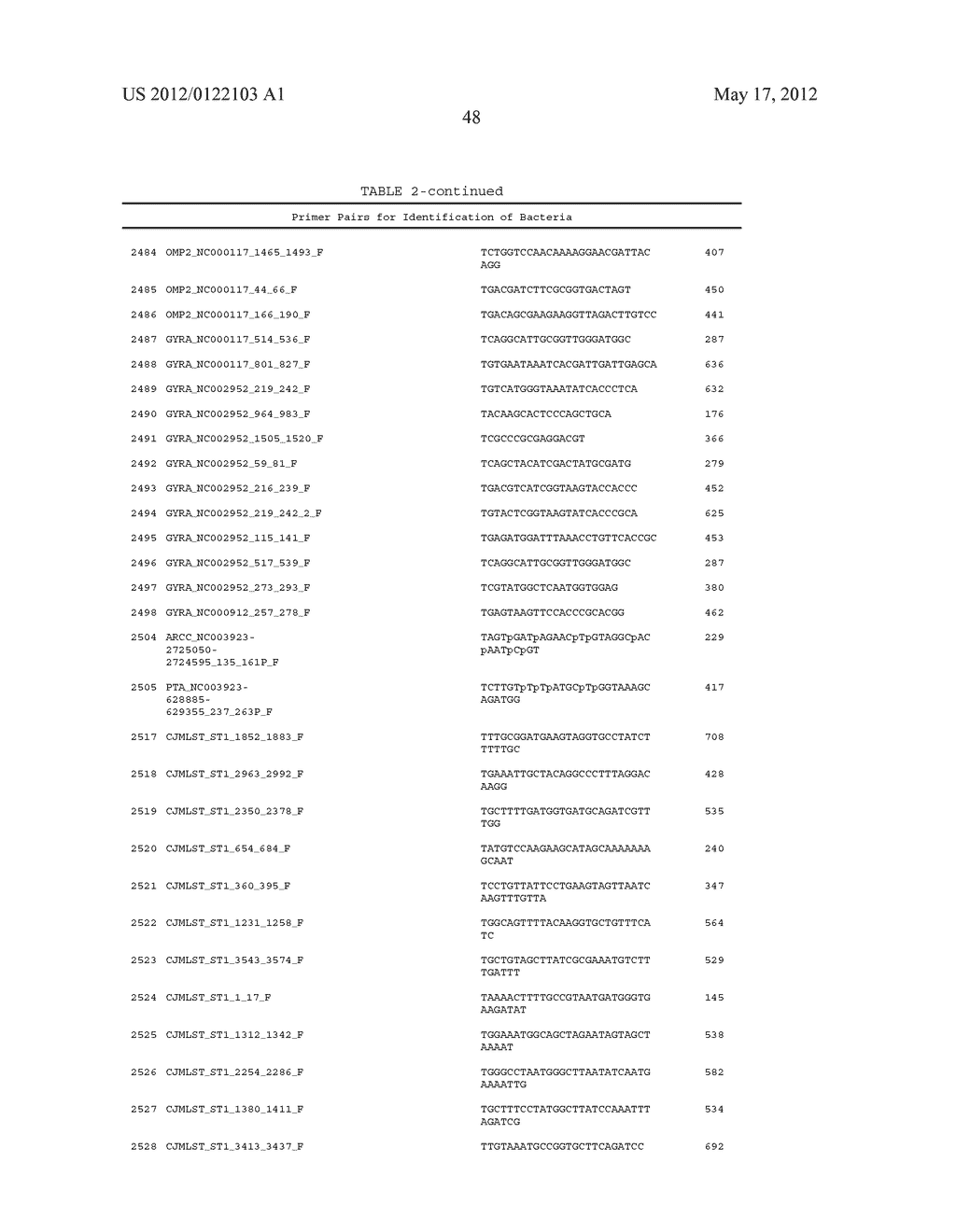 COMPOSITIONS FOR USE IN IDENTIFICATION OF BACTERIA - diagram, schematic, and image 56