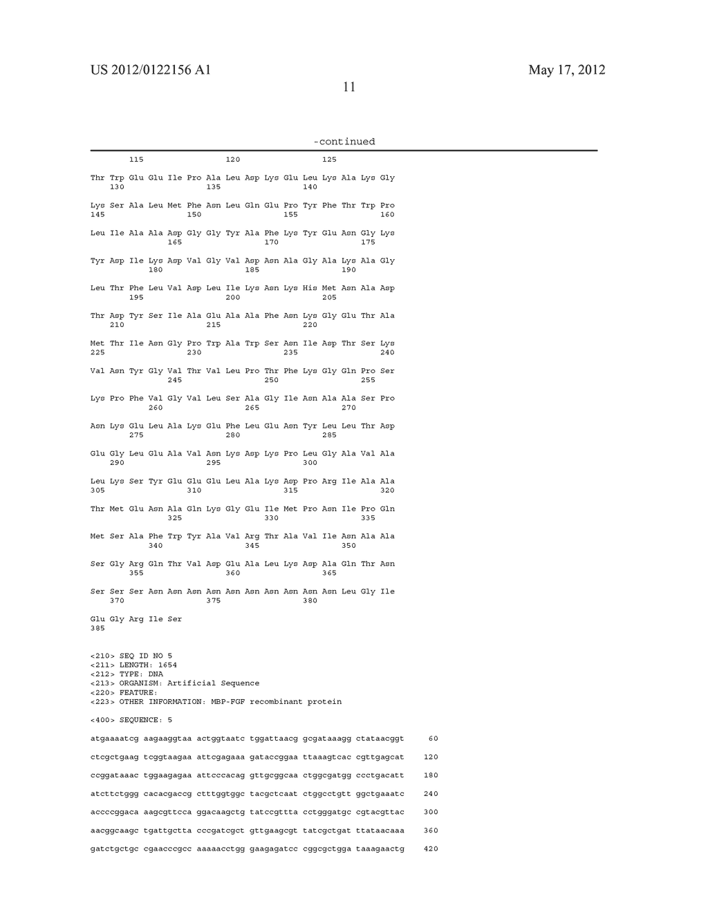 RECOMBINANT PROTEIN OF FIBROBLAST GROWTH FACTOR HAVING ADHESIVE ACTIVITY     FOR STEM CELLS AND METHOD FOR CULTURING STEM CELLS USING THE SAME - diagram, schematic, and image 16