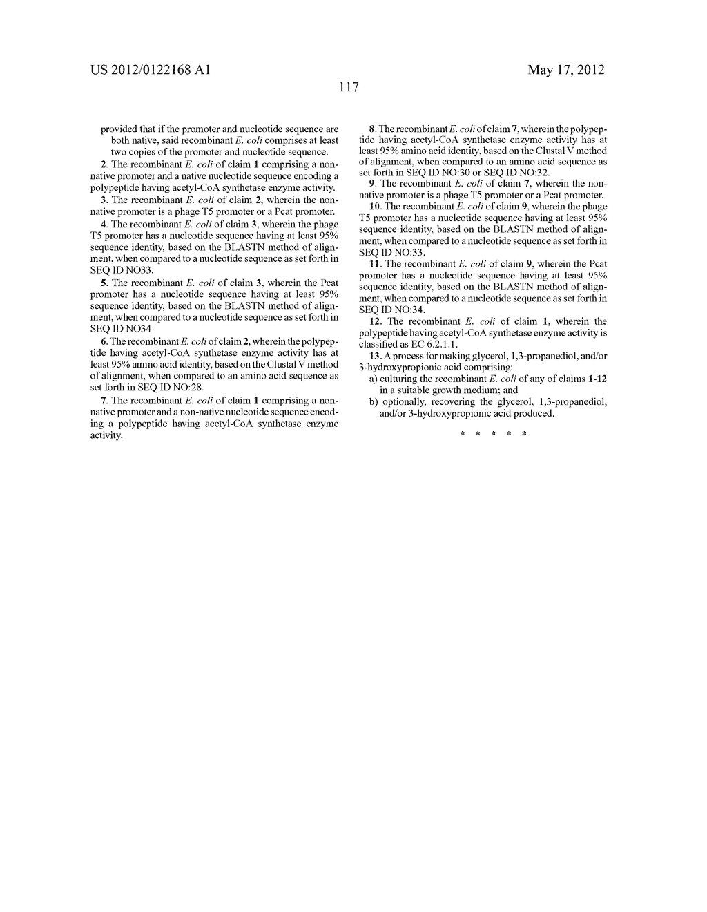 RECOMBINANT ESCHERICHIA COLI HAVING ENHANCED ACETYL-COENZYME A SYNTHETASE     ACTIVITY FOR PRODUCING GLYEROL AND GLYCEROL-DERIVED PRODUCTS - diagram, schematic, and image 118