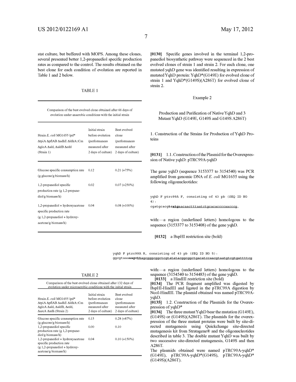 MUTANT YQHD ENZYME FOR THE PRODUCTION OF A BIOCHEMICAL BY FERMENTATION - diagram, schematic, and image 13