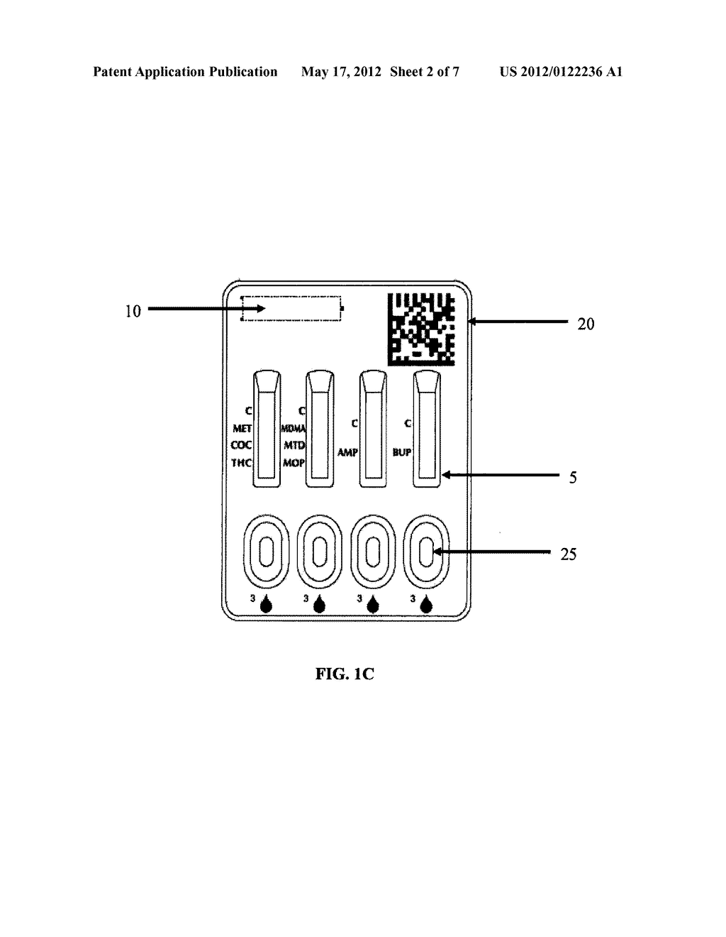 METHOD AND SYSTEM UTILIZING LATERAL FLOW IMMUNOASSAY TEST DEVICE WITH     INTEGRATED QUALITY ASSURANCE LABEL - diagram, schematic, and image 03