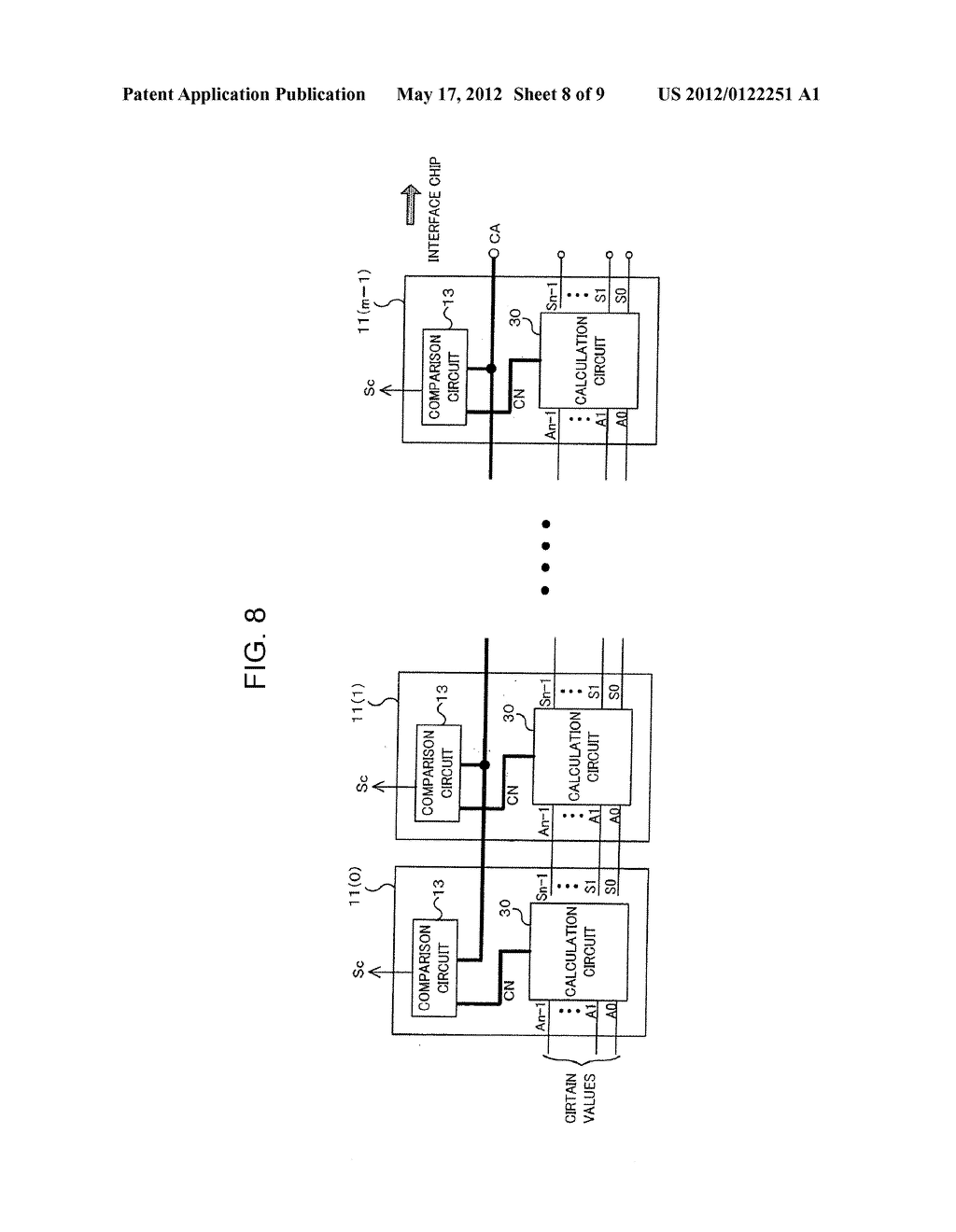 STACKED TYPE SEMICONDUCTOR MEMORY DEVICE AND CHIP SELECTION CIRCUIT - diagram, schematic, and image 09