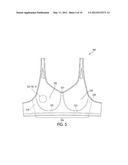 Athletic Bra diagram and image