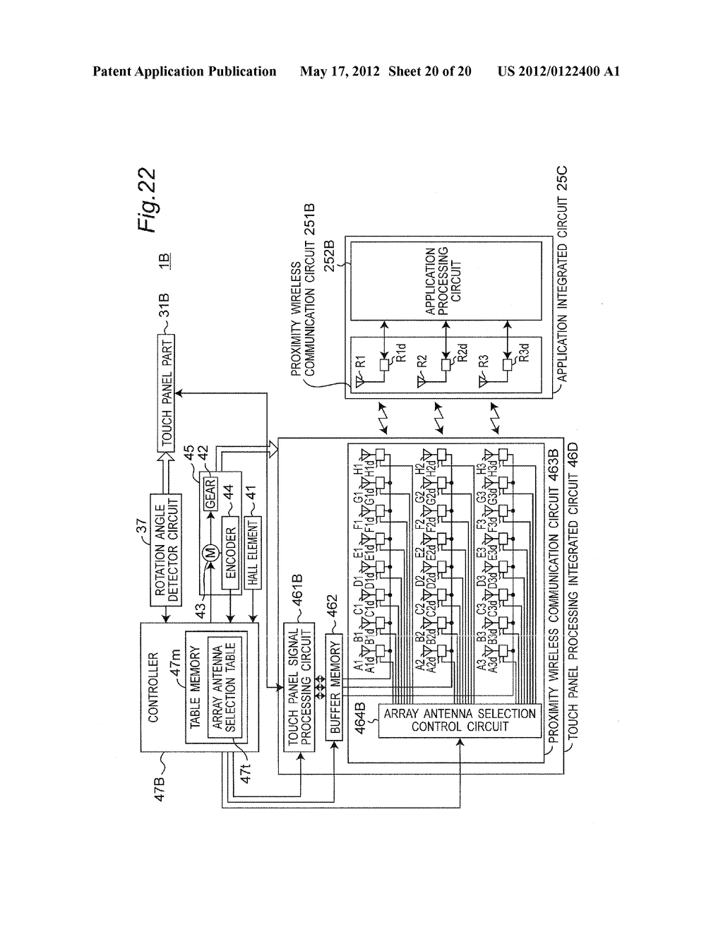 PROXIMITY WIRELESS COMMUNICATION APPARATUS INCLUDING FIXED HOUSING AND     MOVABLE HOUSING ROTATED ENDLESSLY - diagram, schematic, and image 21