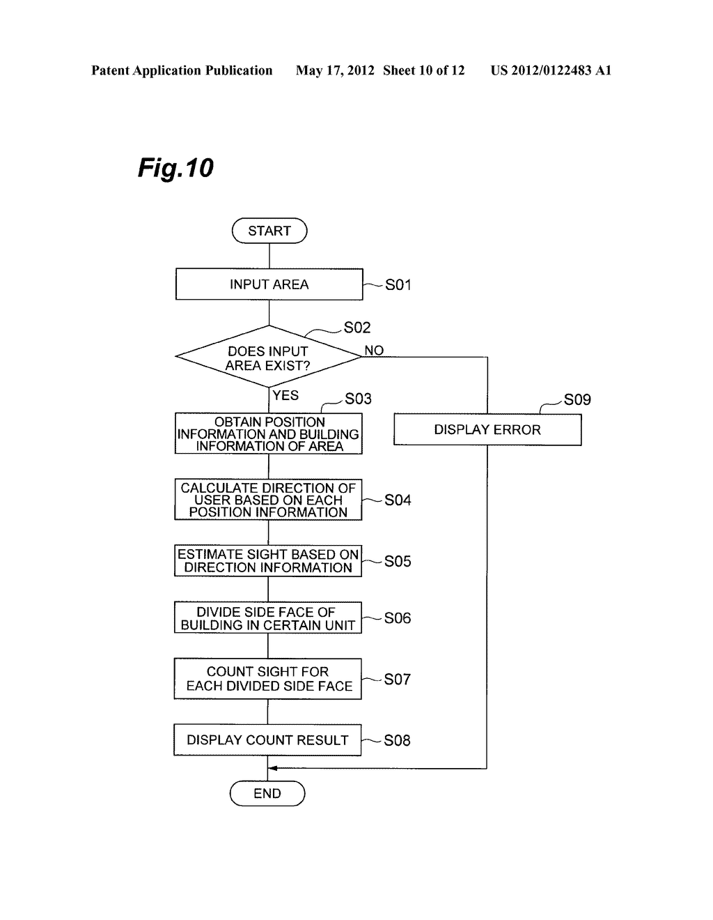 LOCATION IDENTIFYING METHOD AND LOCATION IDENTIFYING DEVICE - diagram, schematic, and image 11