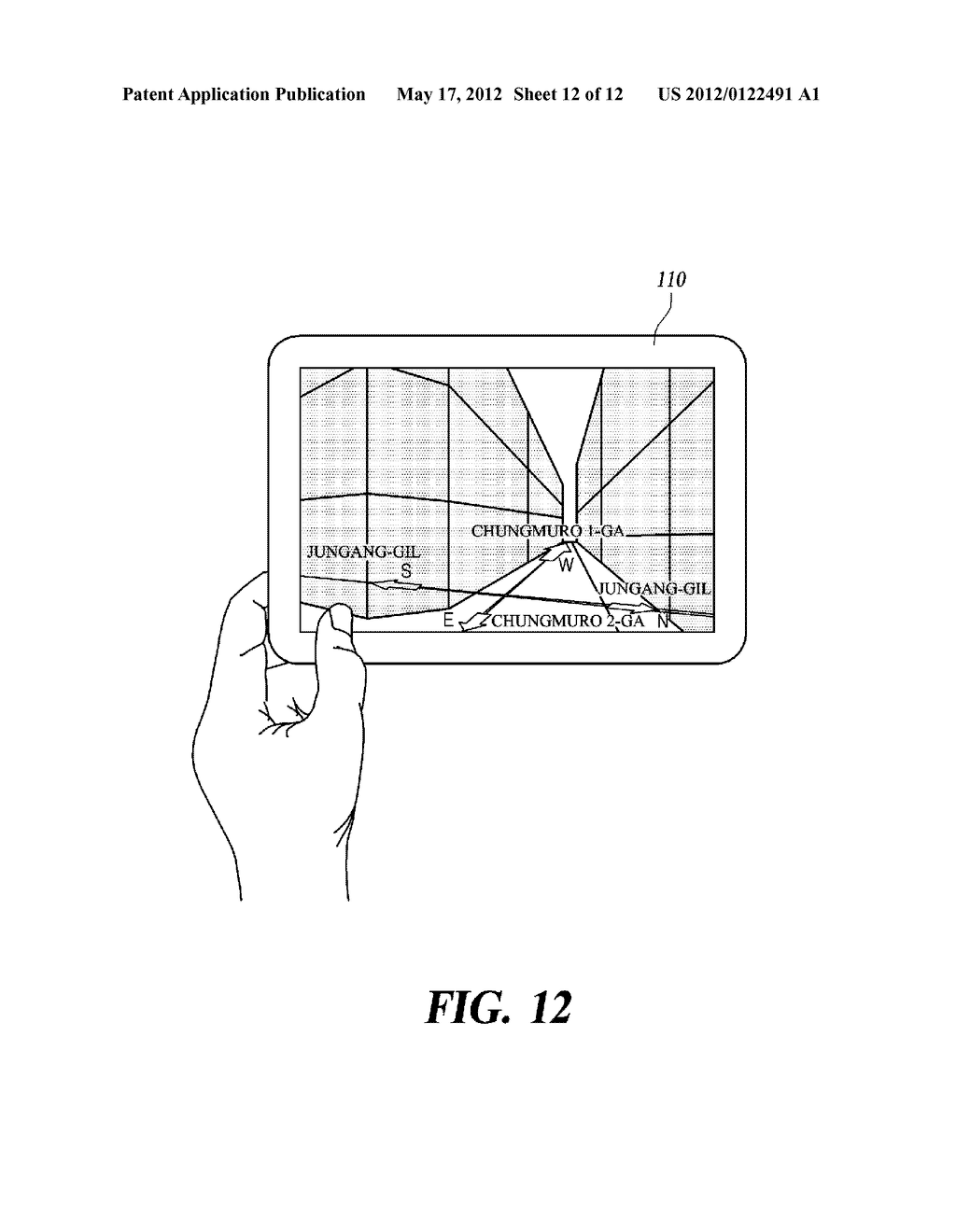 METHOD FOR PROVIDING AUGMENTED REALITY, SERVER FOR SAME, AND PORTABLE     TERMINAL - diagram, schematic, and image 13