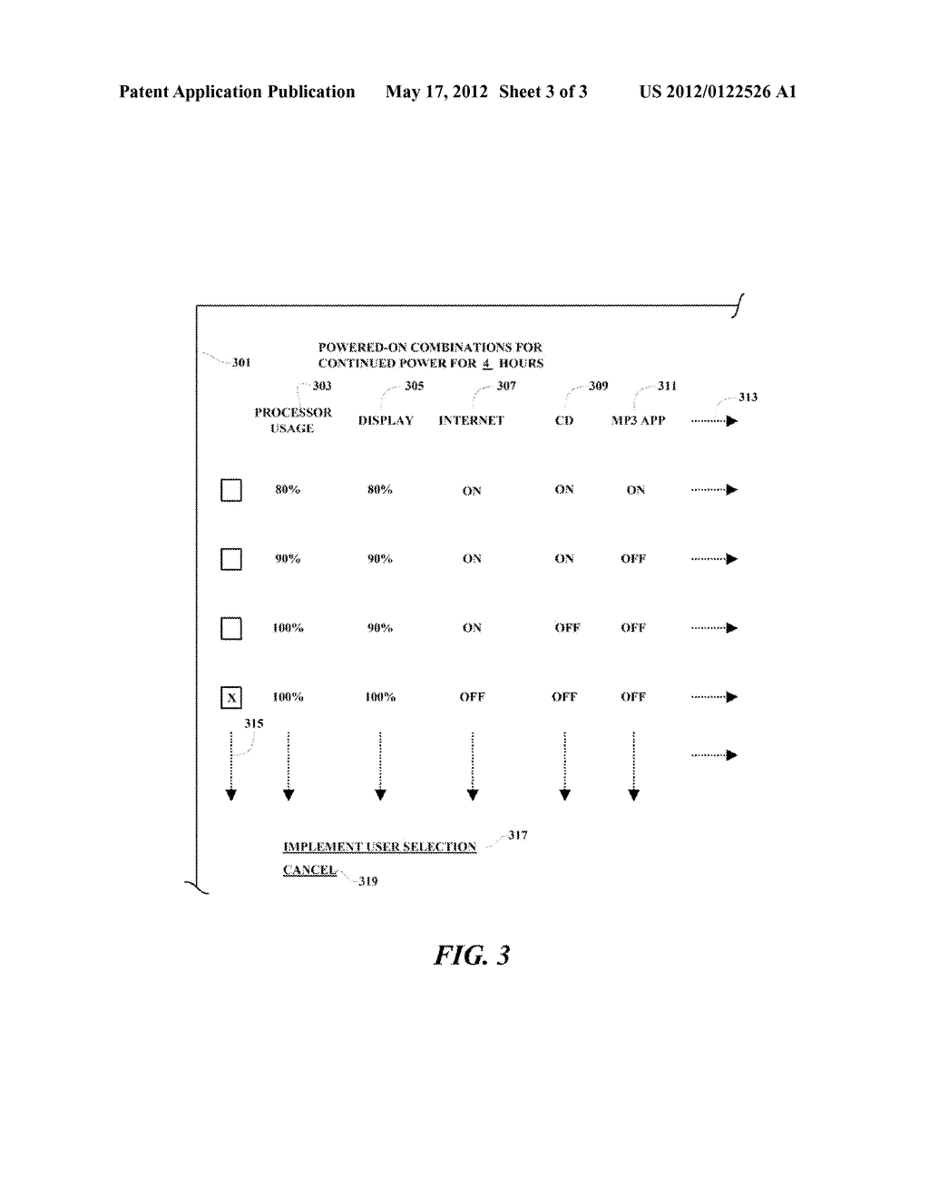 SELECTIVE BATTERY POWER MANAGEMENT - diagram, schematic, and image 04