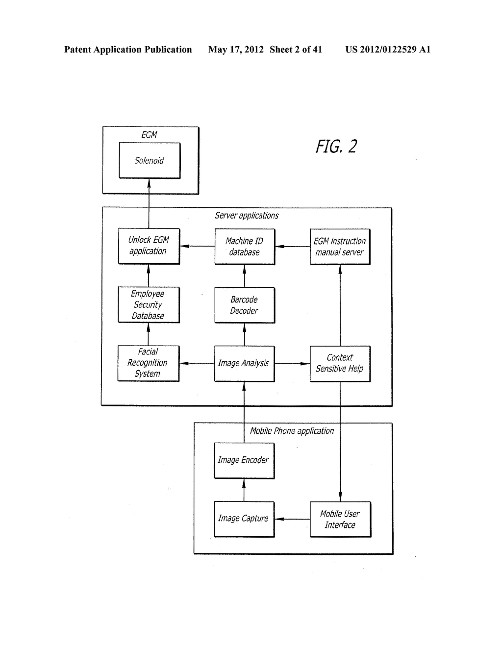 SYSTEM AND METHOD FOR AUGMENTED GAMING VENUE USING A MOBILE DEVICE - diagram, schematic, and image 03