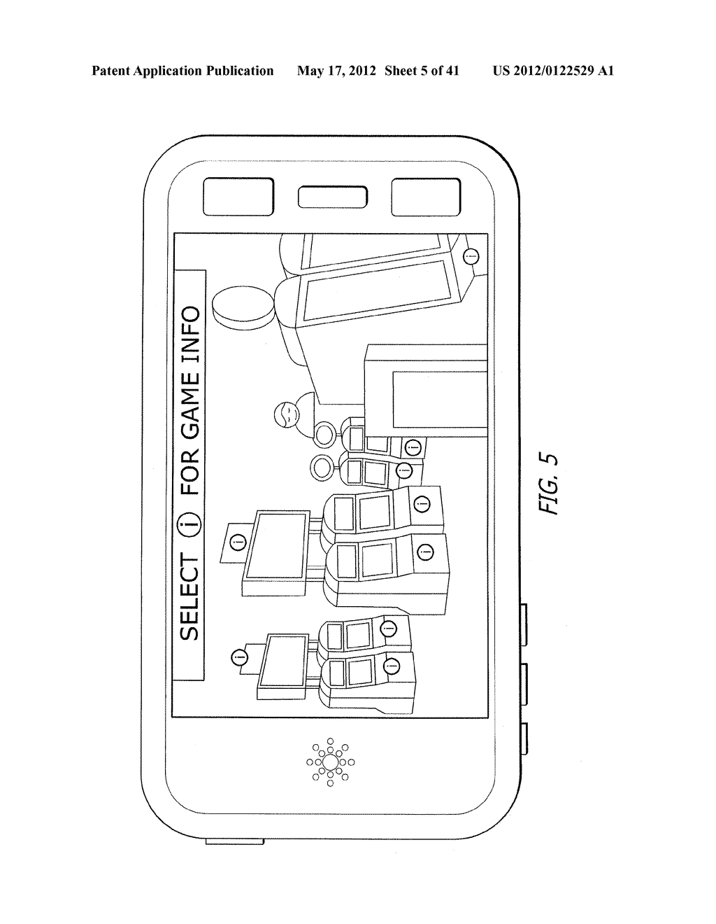 SYSTEM AND METHOD FOR AUGMENTED GAMING VENUE USING A MOBILE DEVICE - diagram, schematic, and image 06