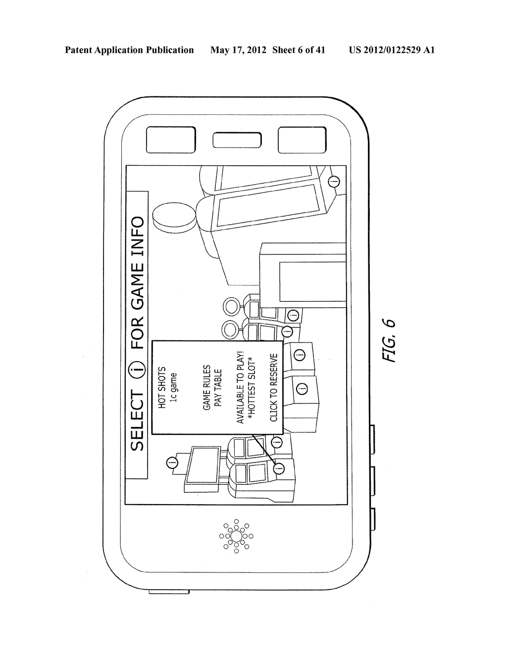 SYSTEM AND METHOD FOR AUGMENTED GAMING VENUE USING A MOBILE DEVICE - diagram, schematic, and image 07
