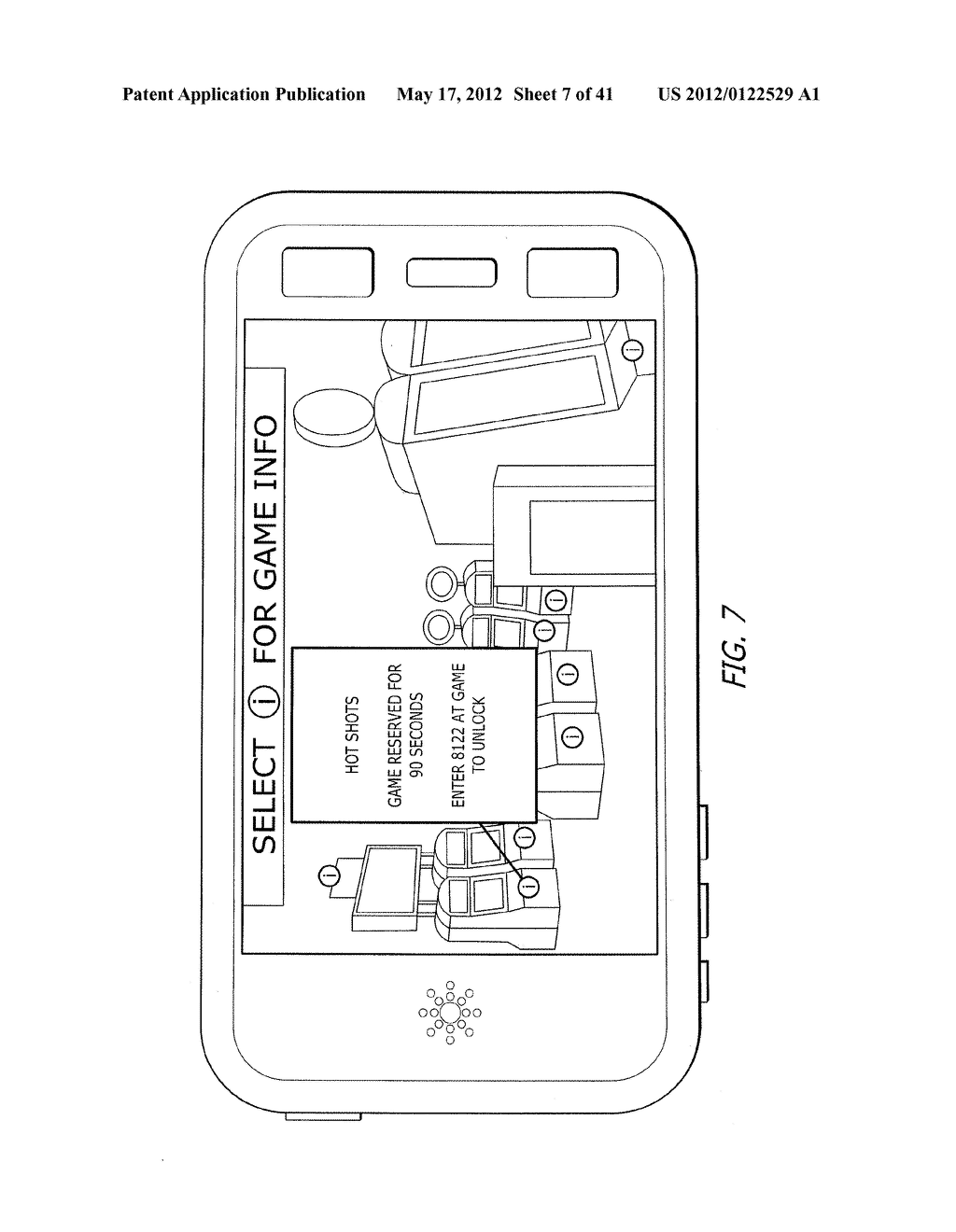 SYSTEM AND METHOD FOR AUGMENTED GAMING VENUE USING A MOBILE DEVICE - diagram, schematic, and image 08