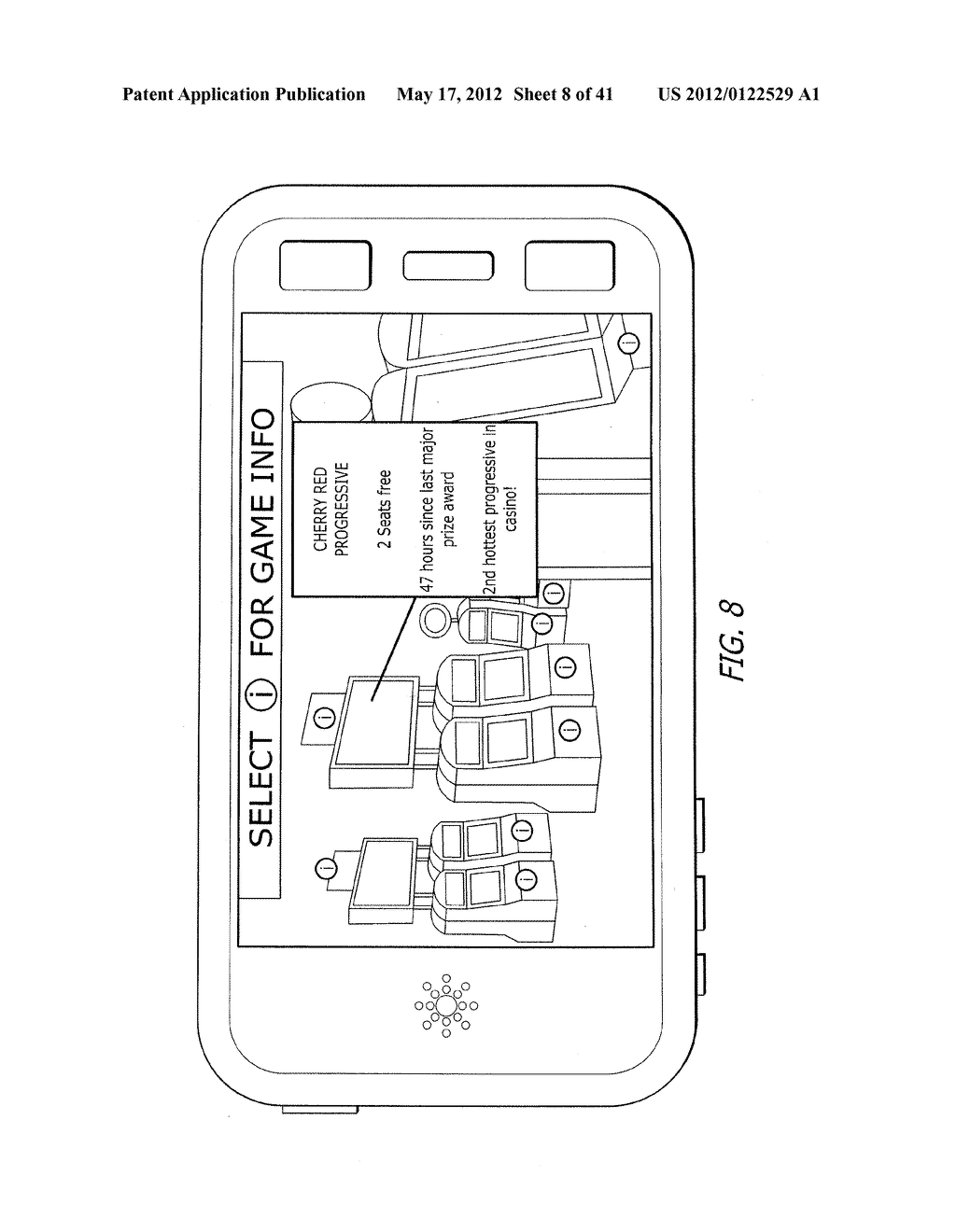 SYSTEM AND METHOD FOR AUGMENTED GAMING VENUE USING A MOBILE DEVICE - diagram, schematic, and image 09