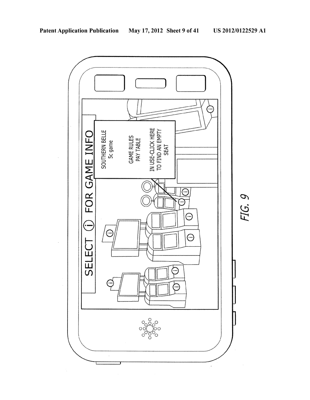 SYSTEM AND METHOD FOR AUGMENTED GAMING VENUE USING A MOBILE DEVICE - diagram, schematic, and image 10