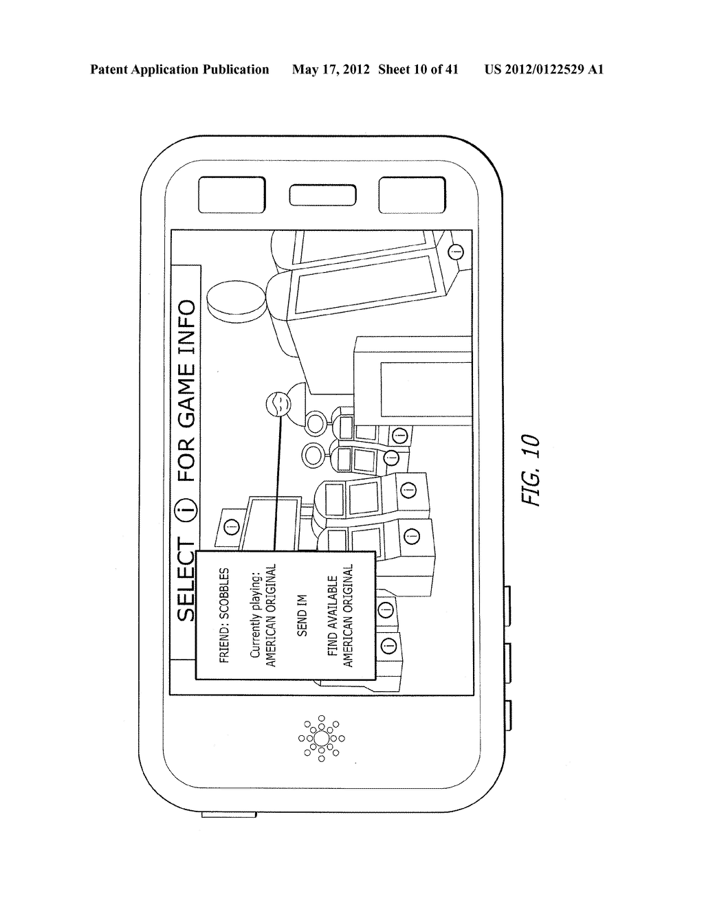 SYSTEM AND METHOD FOR AUGMENTED GAMING VENUE USING A MOBILE DEVICE - diagram, schematic, and image 11