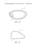 WOOD-TYPE GOLF CLUB HEAD WITH ADJUSTABLE SOLE CONTOUR diagram and image