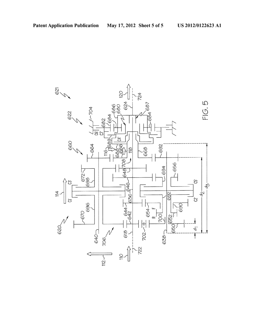 GEAR ASSEMBLY FOR MULTI-SPEED COUNTERSHAFT TRANSMISSION - diagram, schematic, and image 06