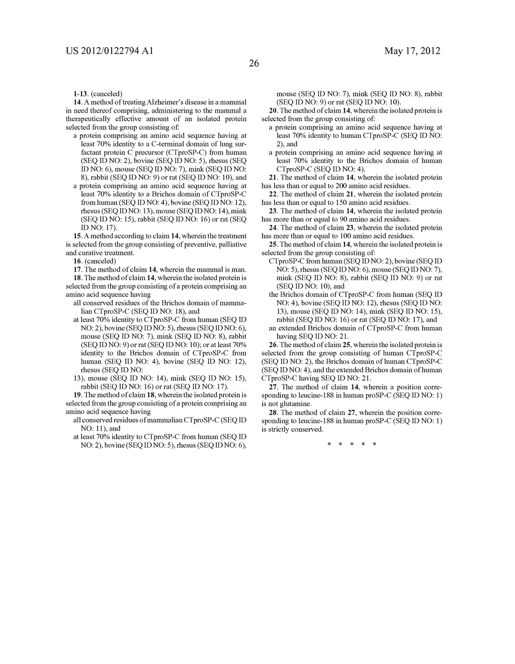 Compound And Method For Treatment Of Alzheimer's Disease - diagram, schematic, and image 38