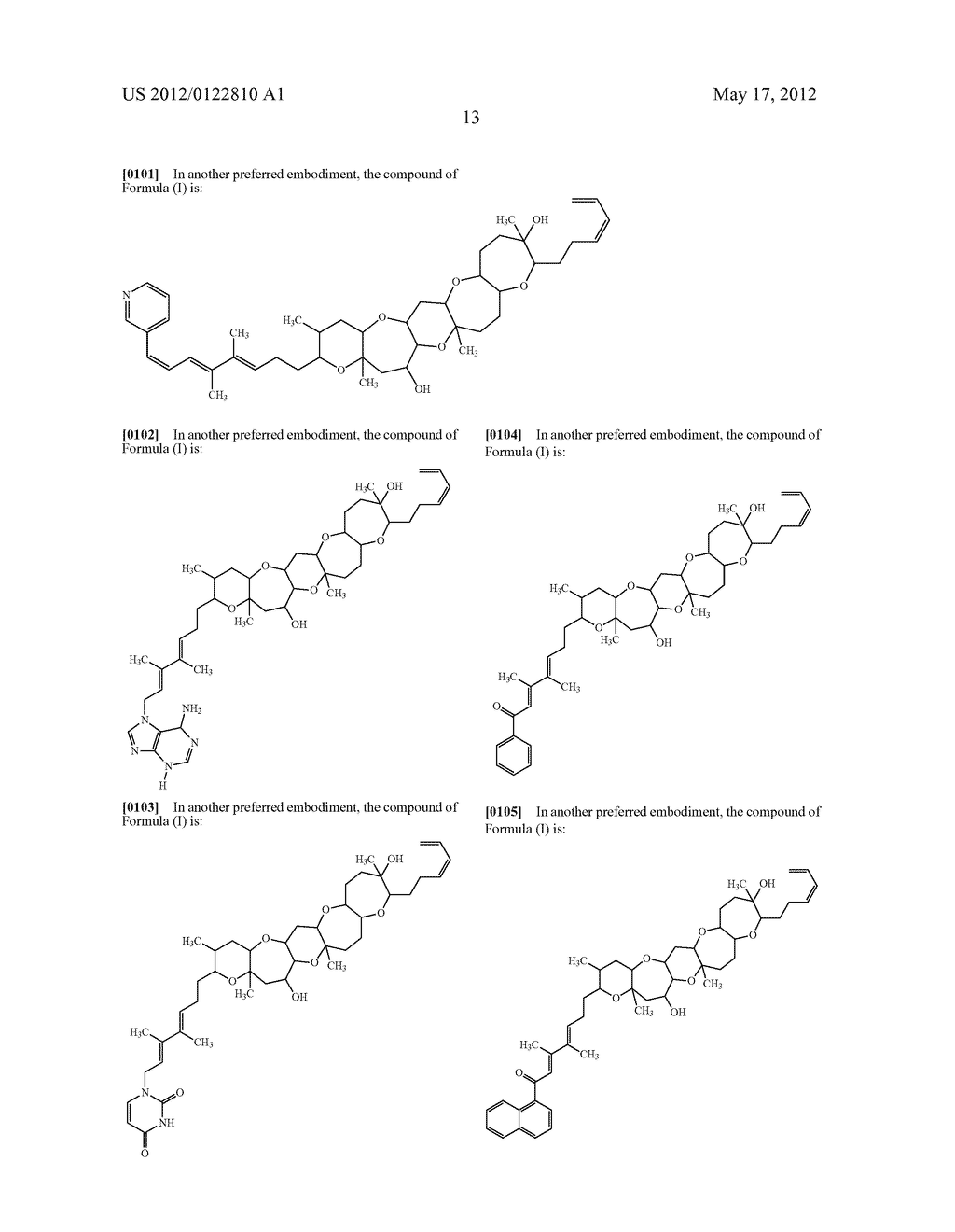 Fused Pentacyclic Polyethers - diagram, schematic, and image 19