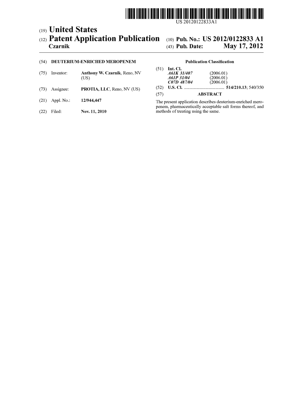 DEUTERIUM-ENRICHED MEROPENEM - diagram, schematic, and image 01