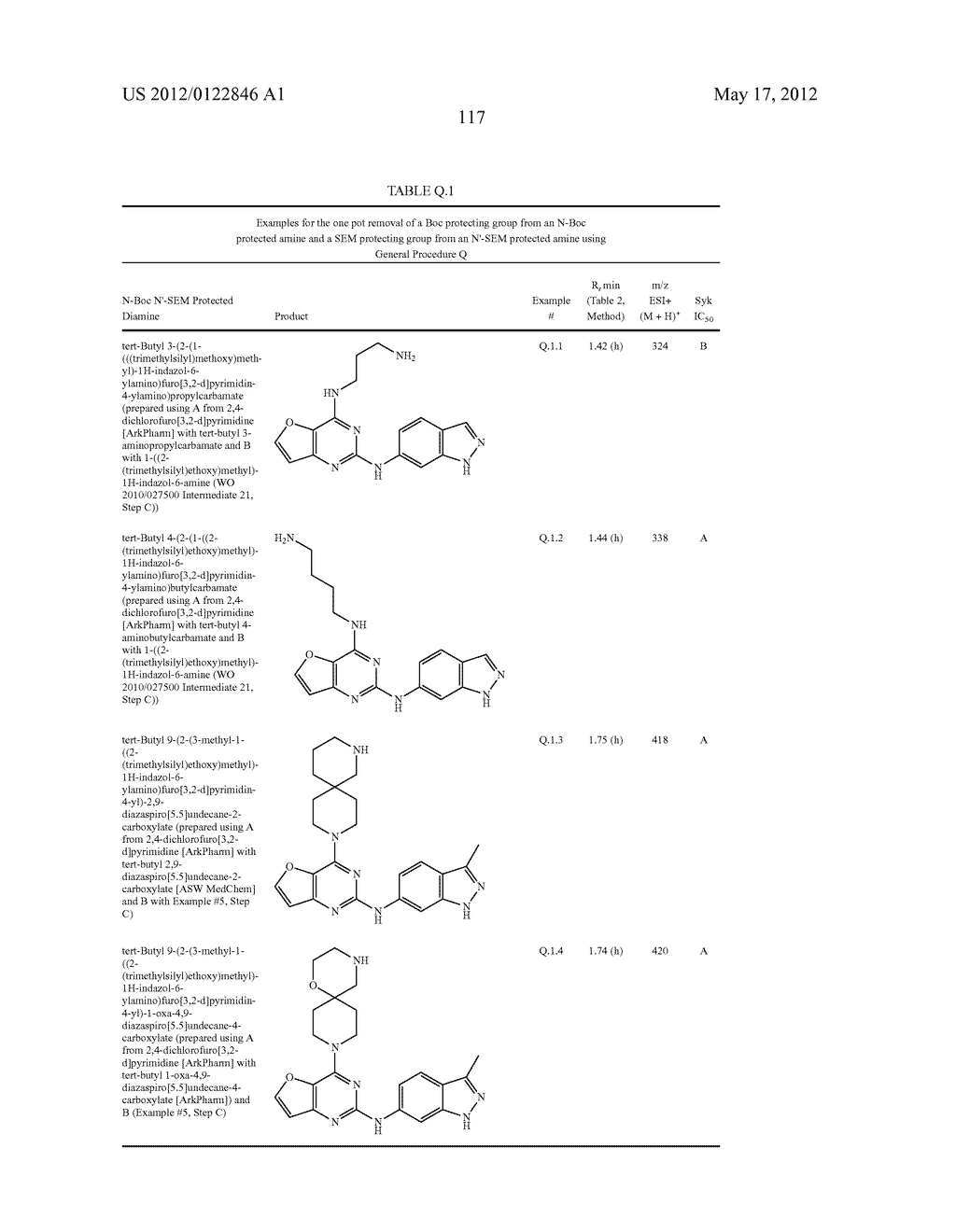 FURO[3,2-d]PYRIMIDINE COMPOUNDS - diagram, schematic, and image 118