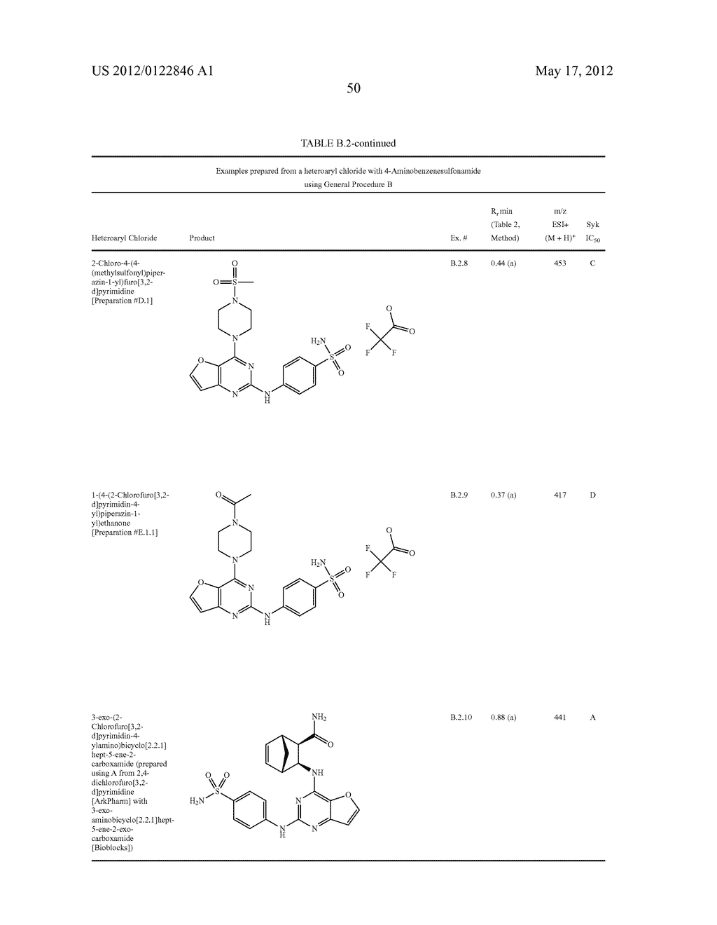 FURO[3,2-d]PYRIMIDINE COMPOUNDS - diagram, schematic, and image 51