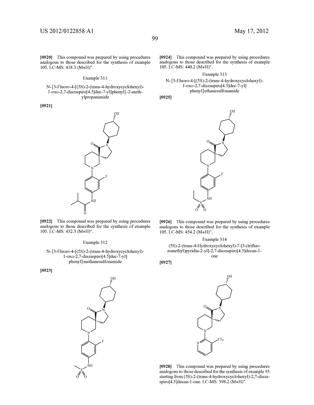 LACTAM COMPOUNDS AND THEIR USE AS PHARMACEUTICALS - diagram, schematic, and image 100