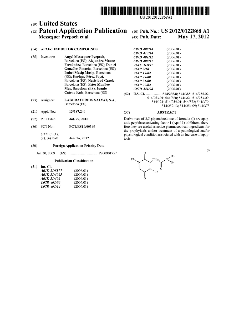 APAF-1 INHIBITOR COMPOUNDS - diagram, schematic, and image 01