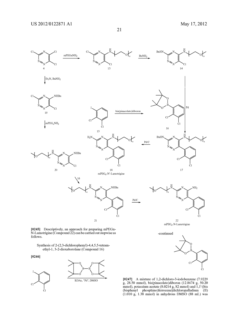 Oligomer-Containing Substituted Aromatic Triazine Compounds - diagram, schematic, and image 22