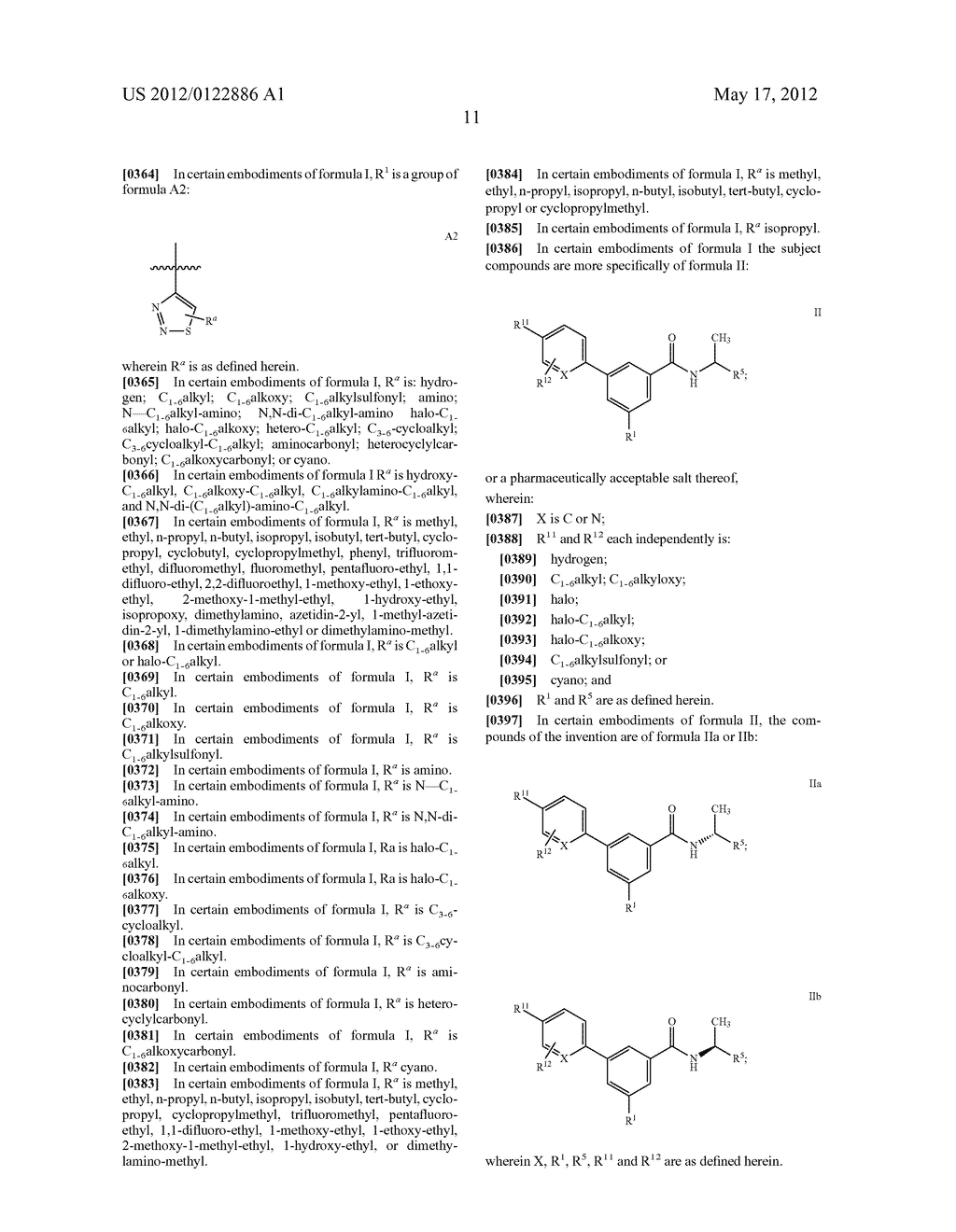 THIADIAZOLE-SUBSTITUTED ARYLAMIDES AS P2X3 AND P2X2/3 ANTAGONISTS - diagram, schematic, and image 12