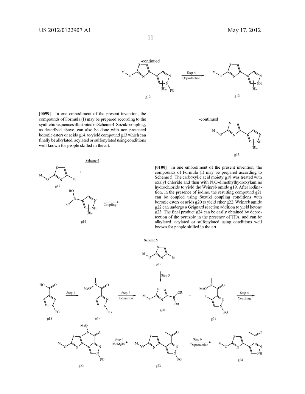 Novel Pyrazole Derivatives and their use as Positive Allosteric Modulators     of Metabotropic Glutamate Receptors - diagram, schematic, and image 12