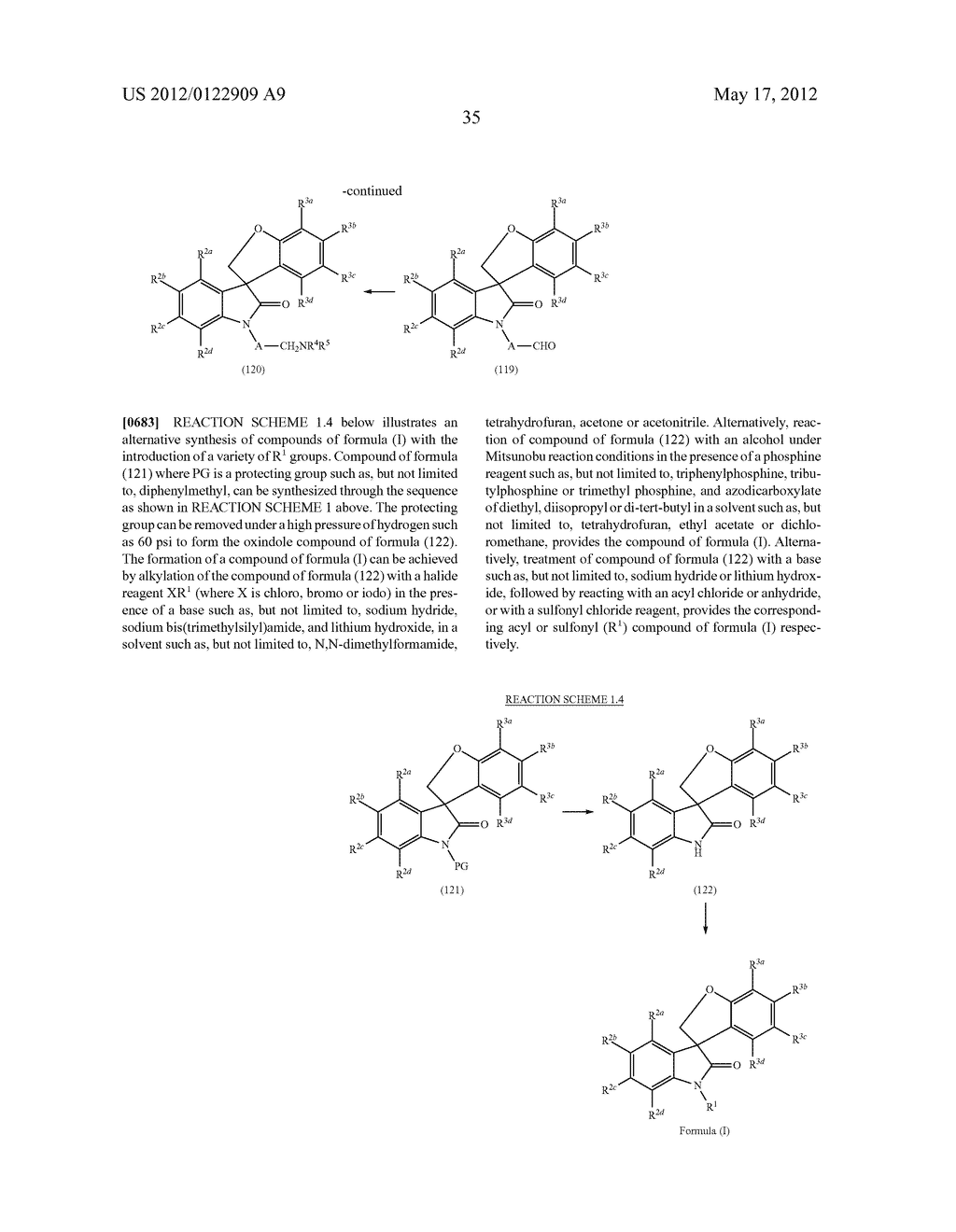 SPIRO-OXINDOLE COMPOUNDS AND THEIR USES AS THERAPEUTIC AGENTS - diagram, schematic, and image 36