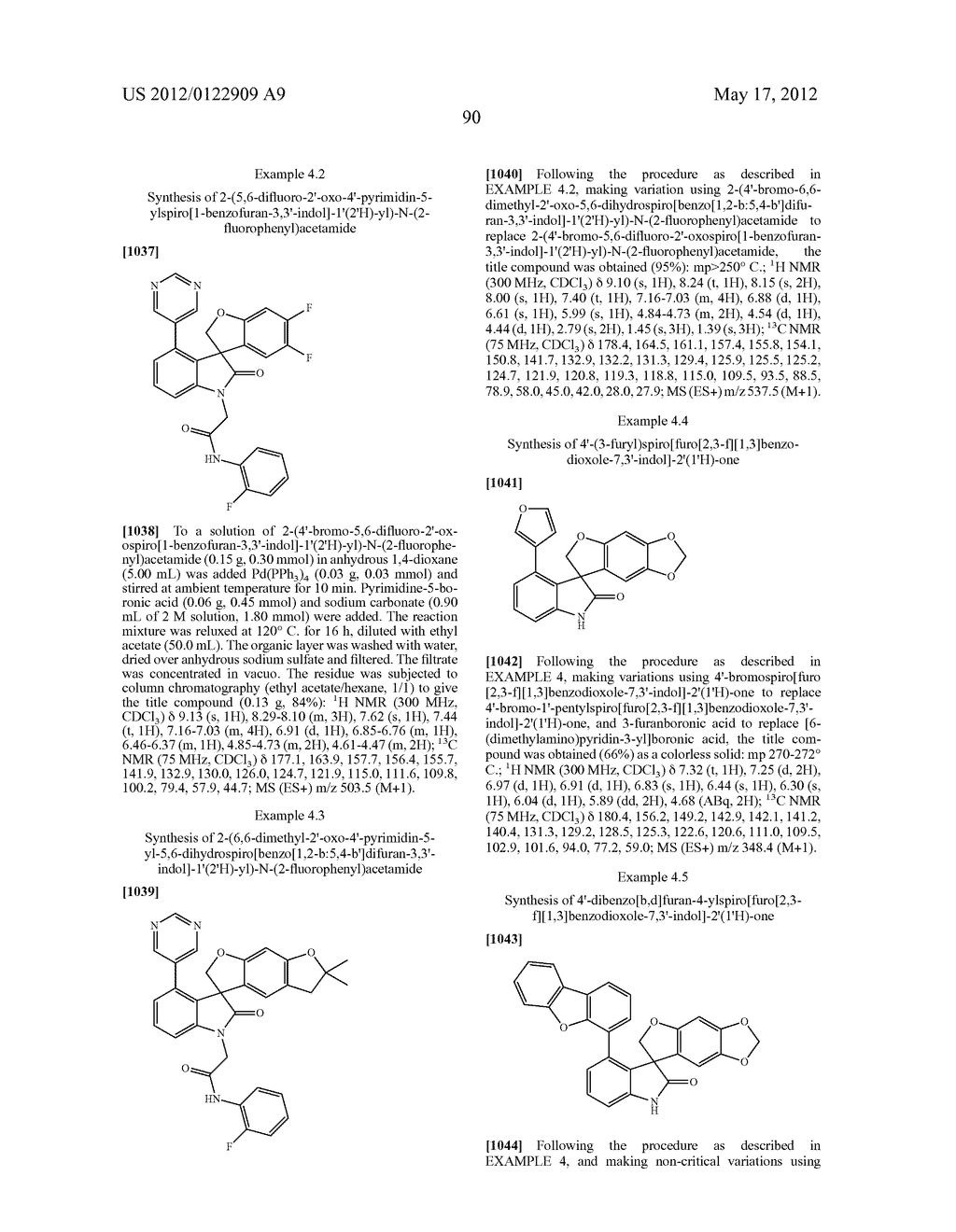 SPIRO-OXINDOLE COMPOUNDS AND THEIR USES AS THERAPEUTIC AGENTS - diagram, schematic, and image 91