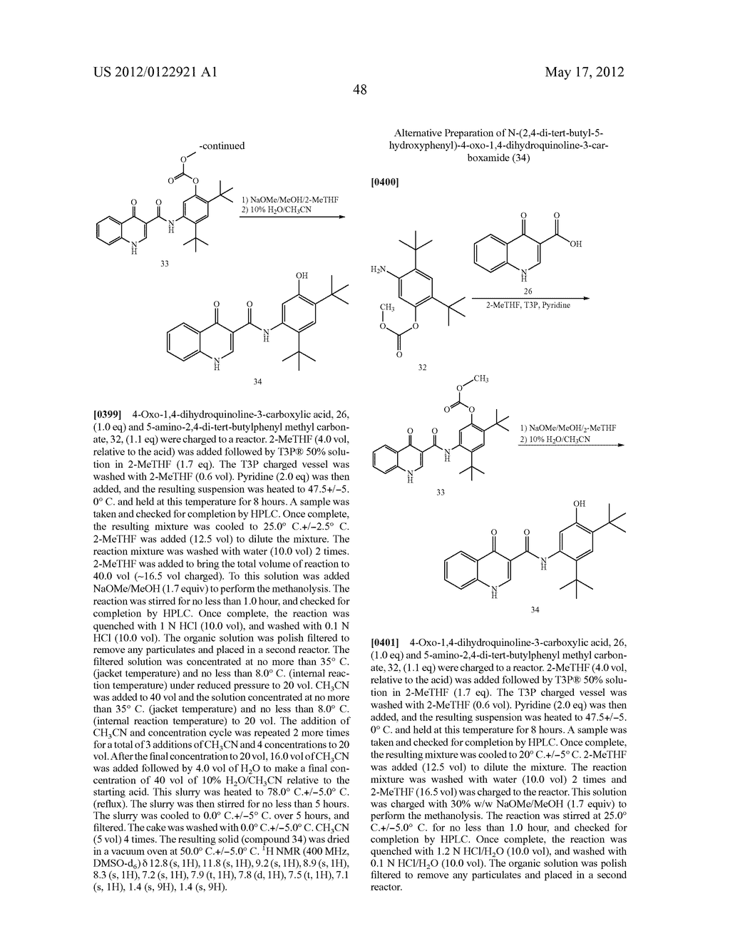 PROCESS FOR MAKING MODULATORS OF CYSTIC FIBROSIS TRANSMEMBRANE CONDUCTANCE     REGULATOR - diagram, schematic, and image 49