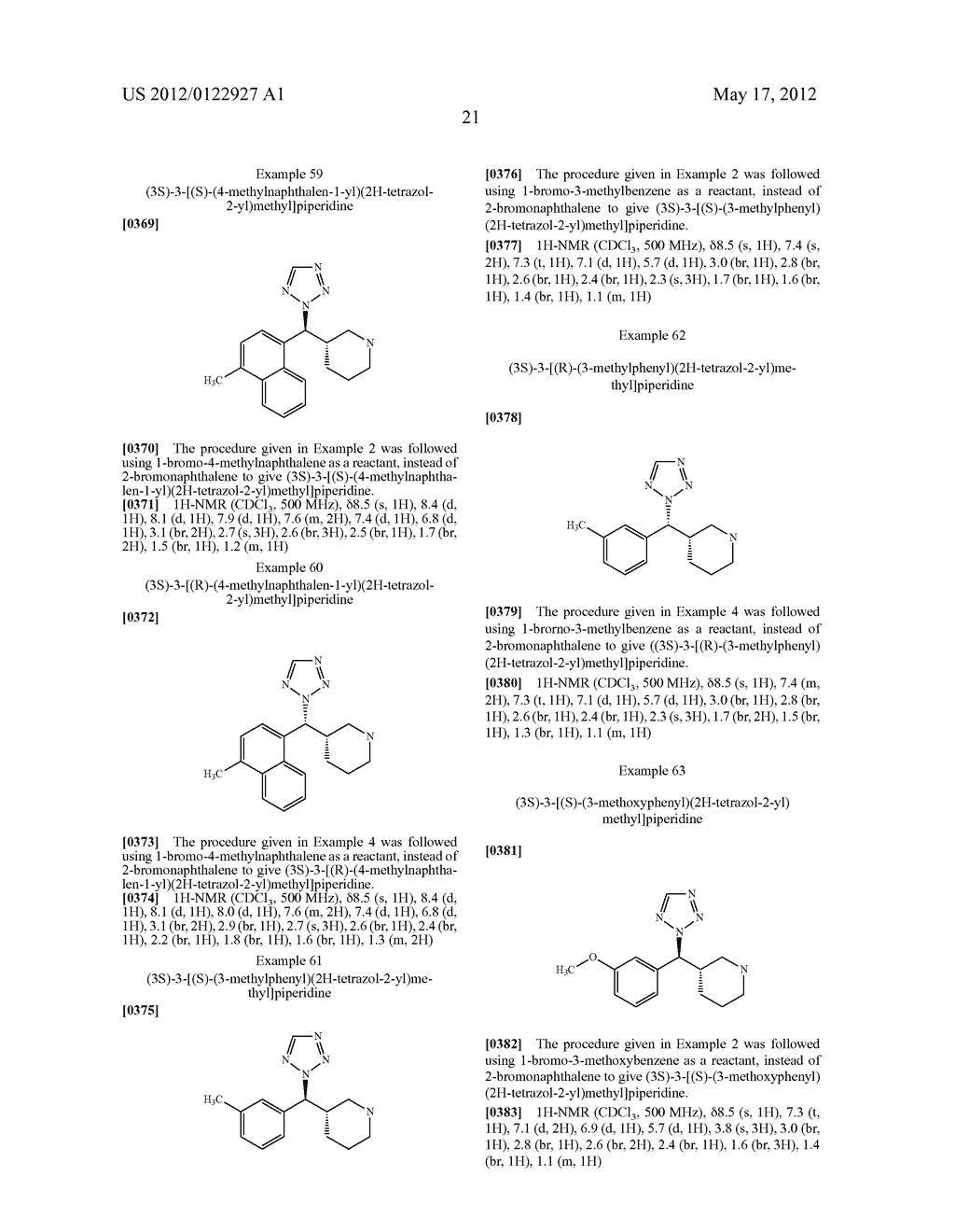 3 OR 4-SUBSTITUTED PIPERIDINE COMPOUNDS - diagram, schematic, and image 22