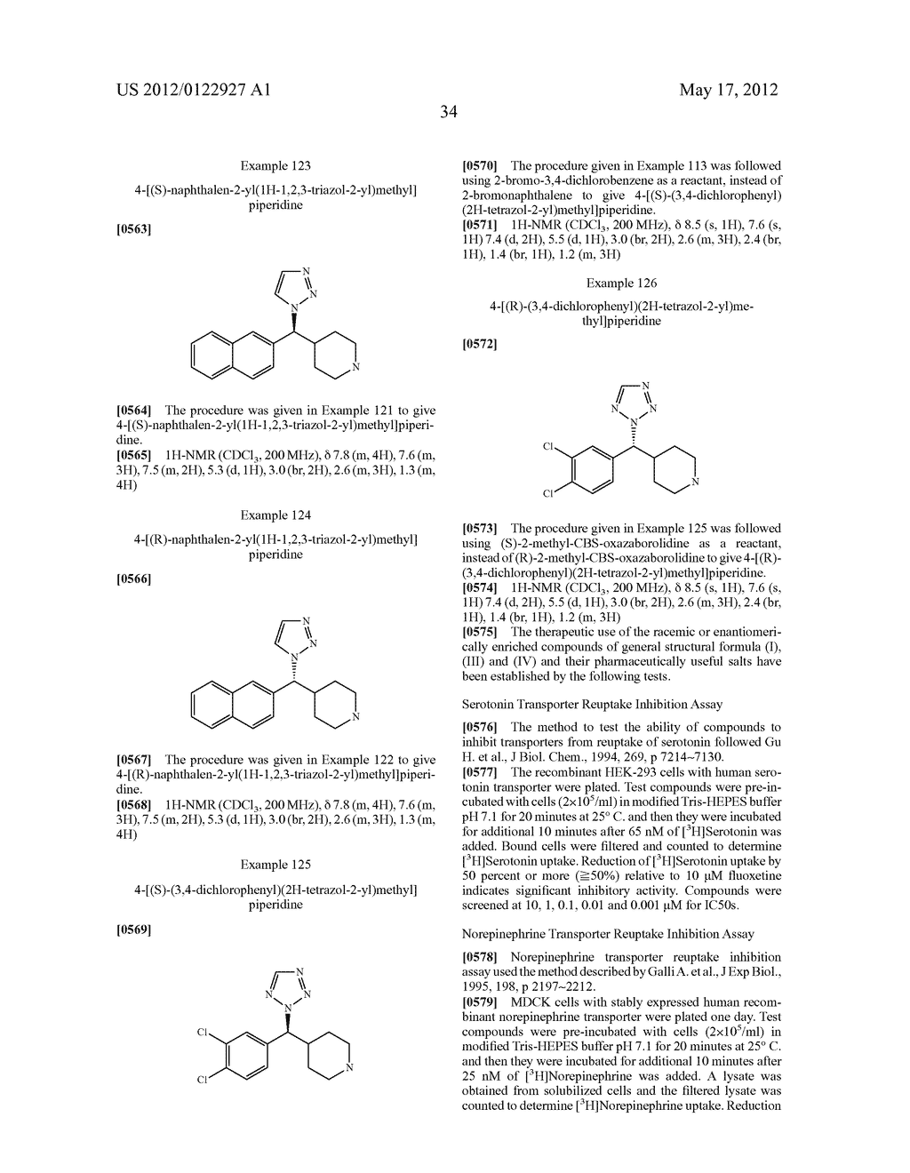 3 OR 4-SUBSTITUTED PIPERIDINE COMPOUNDS - diagram, schematic, and image 35