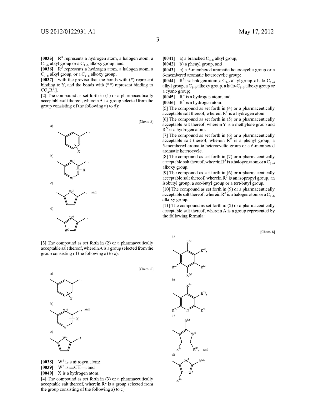 INDOLE DERIVATIVE OR PHARMACEUTICALLY ACCEPTABLE SALT THEREOF - diagram, schematic, and image 04