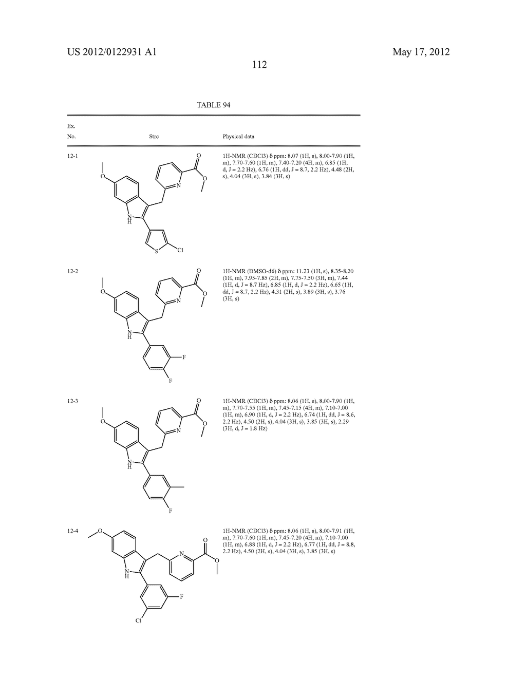 INDOLE DERIVATIVE OR PHARMACEUTICALLY ACCEPTABLE SALT THEREOF - diagram, schematic, and image 113